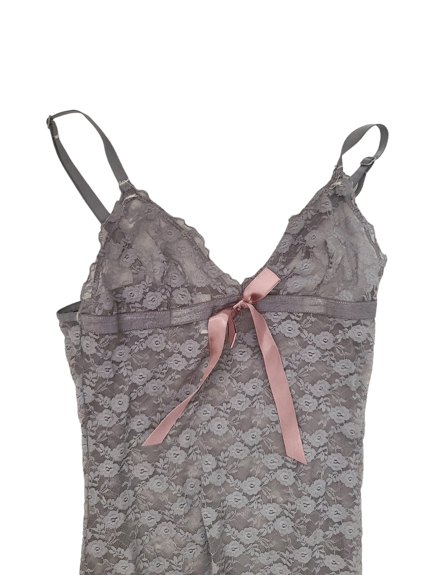Y2k coquette lace grey dress - zimfriperie