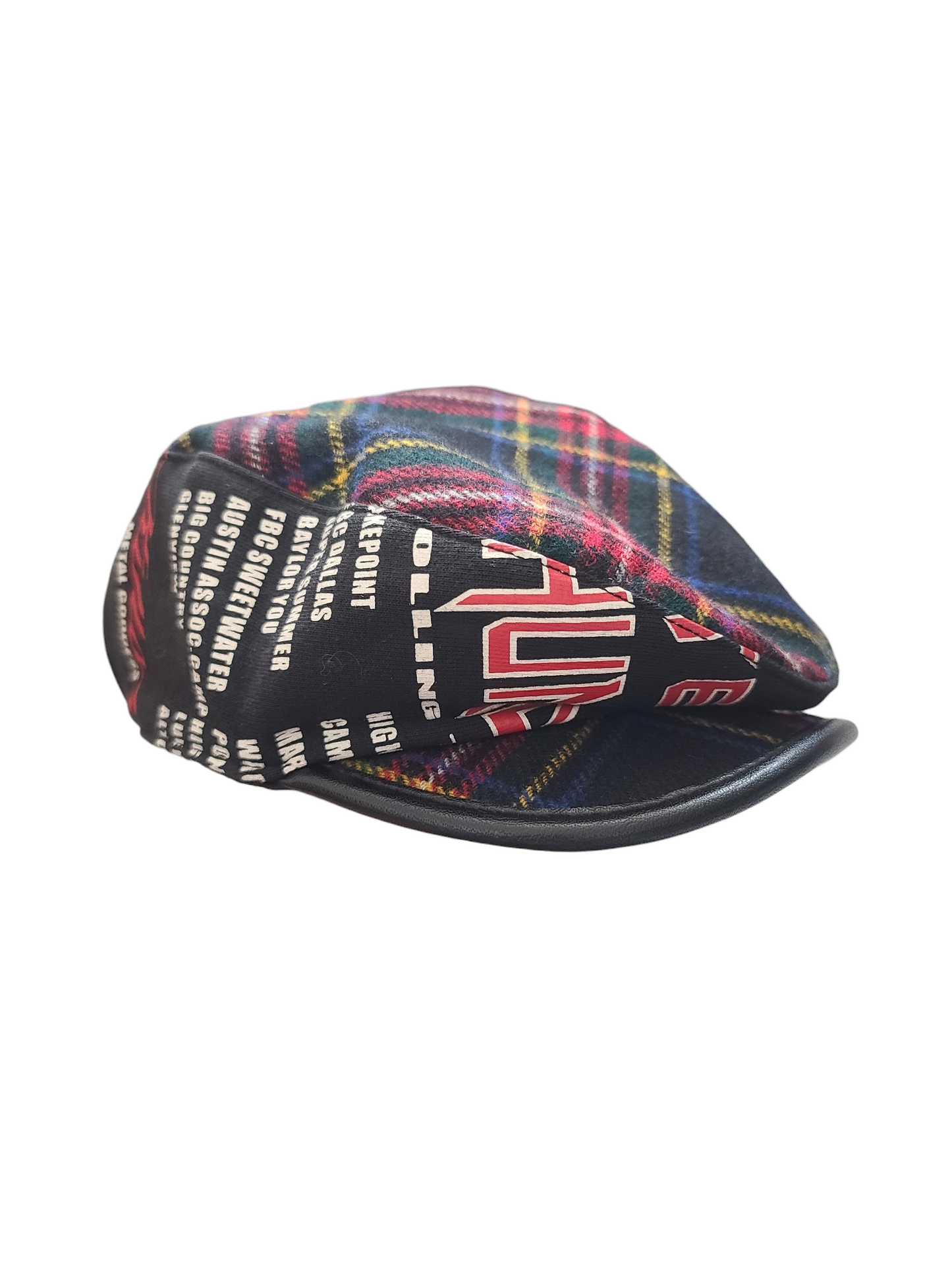 90s plaid vintage grunge printed punk harajuku beanie cap