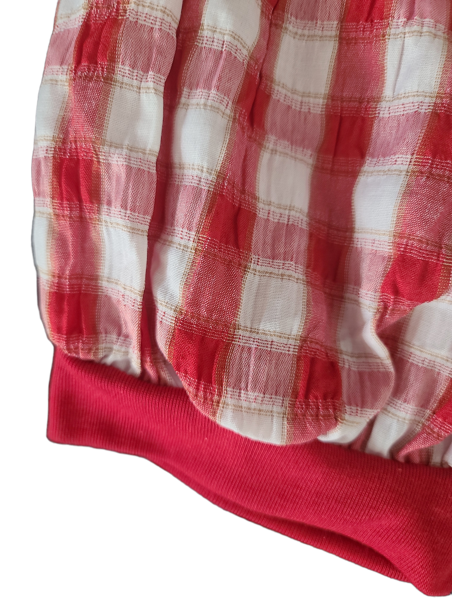 Y2k downtown red plaid bloomer