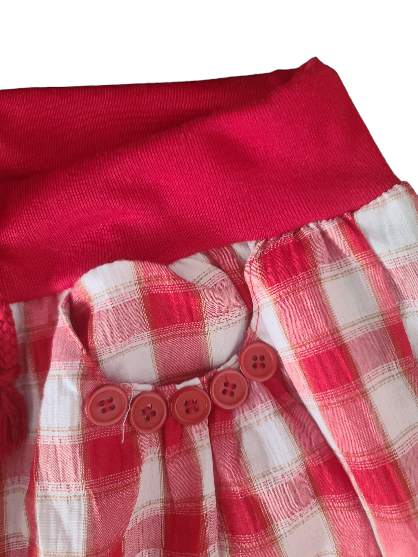 Y2k downtown red plaid bloomer