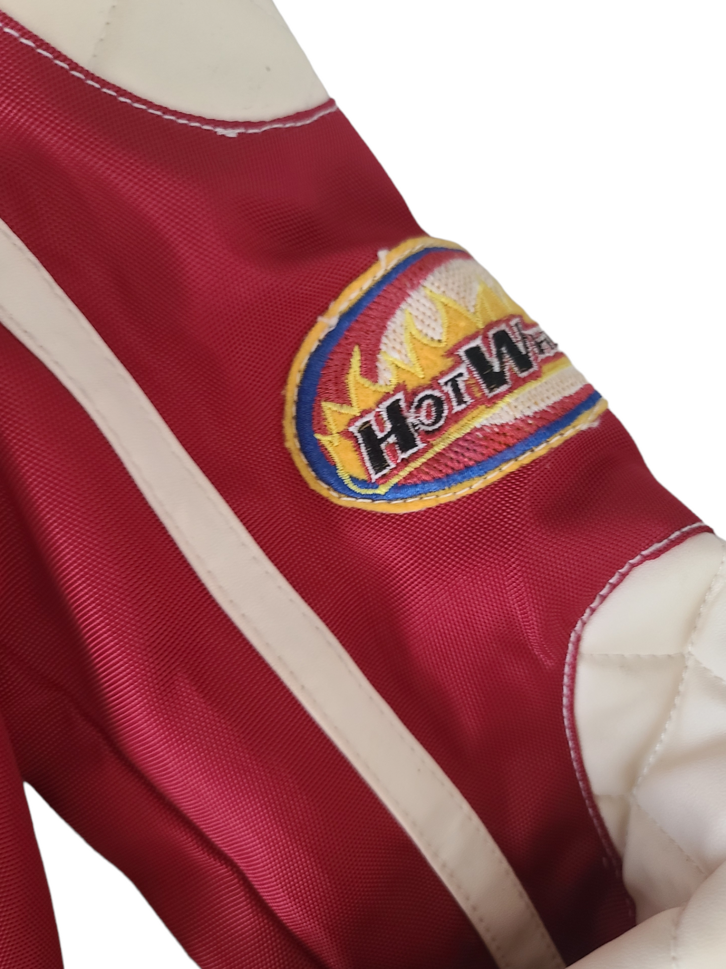 Red y2k biker jacket