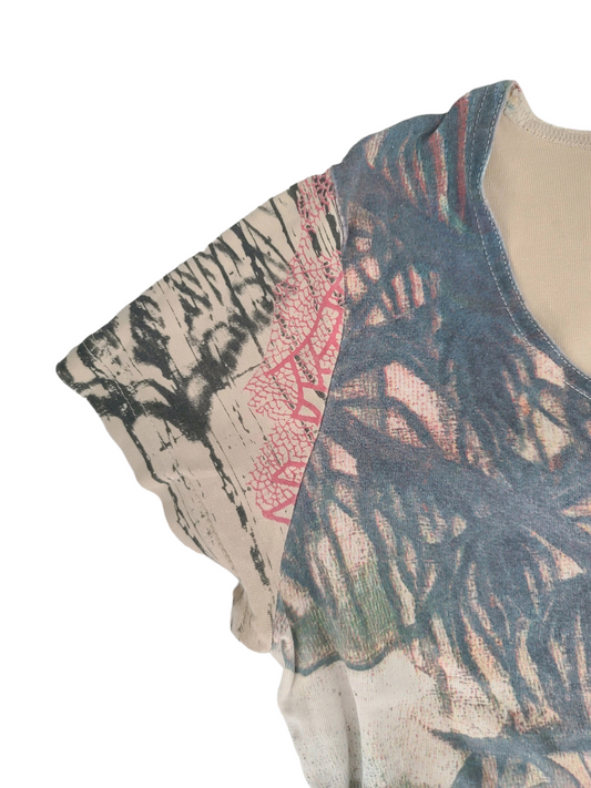 90s vintage printed top