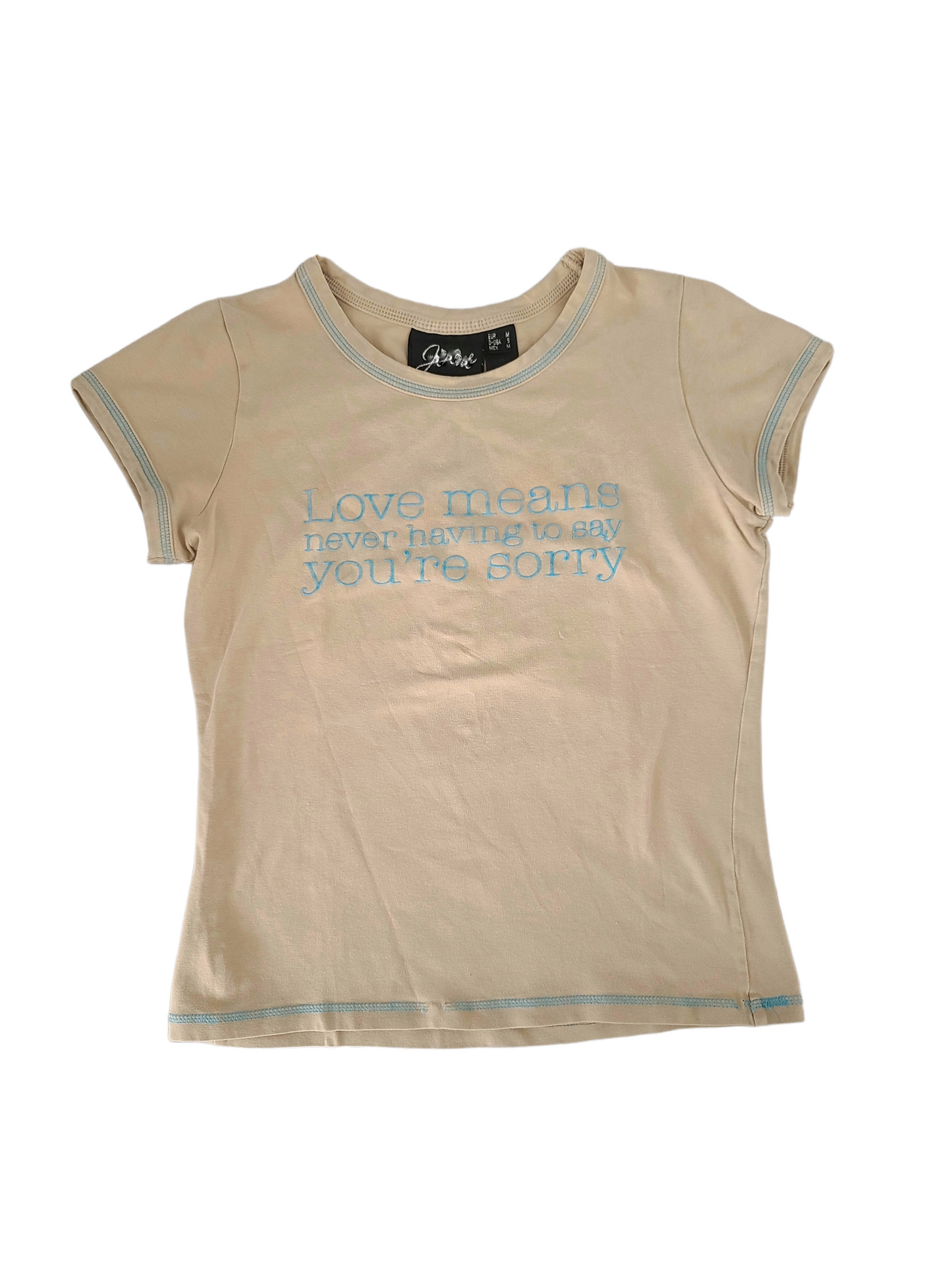 Y2k text baby tee - zimfriperie