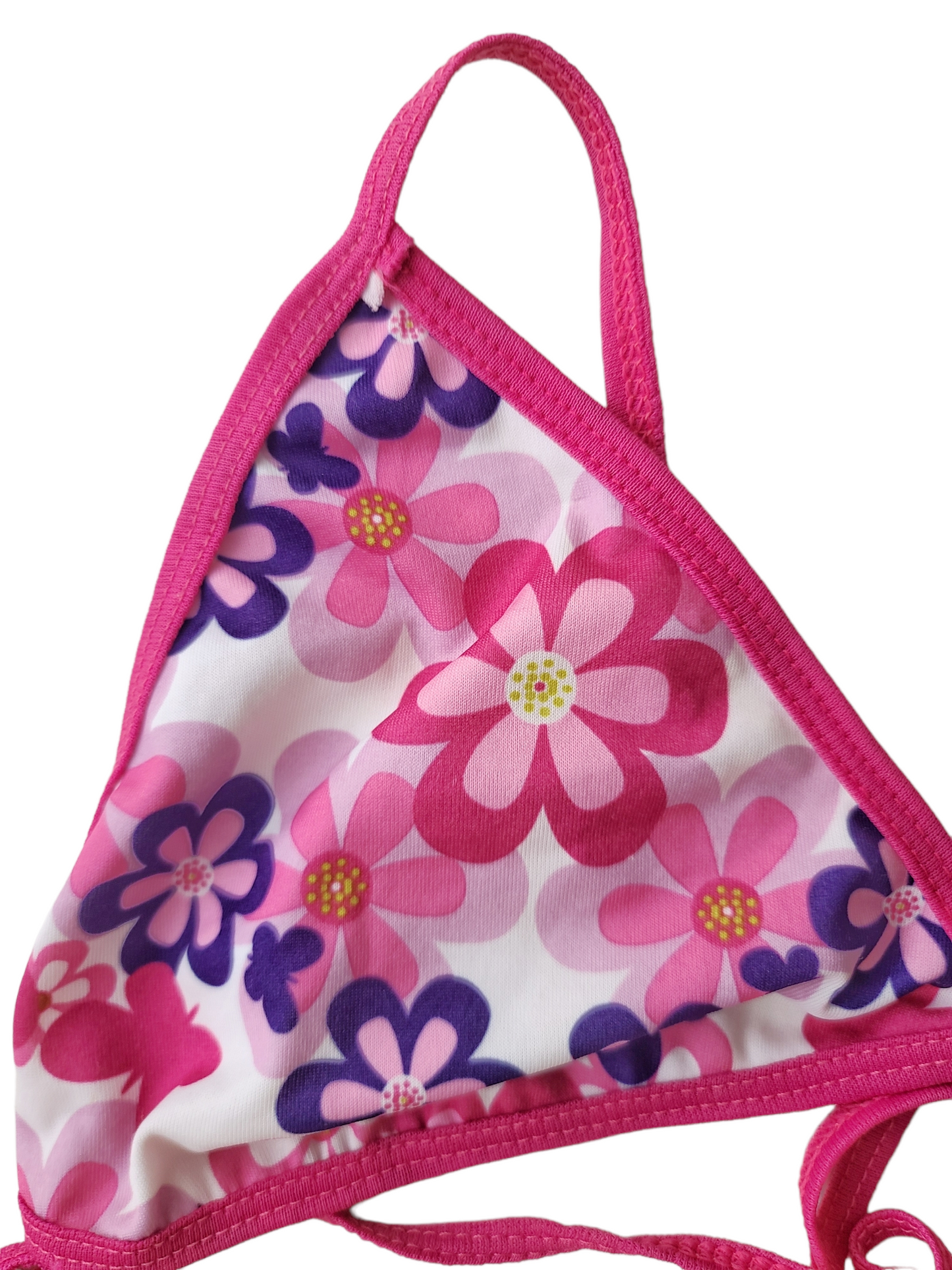 Y2k pink flowers swimsuit