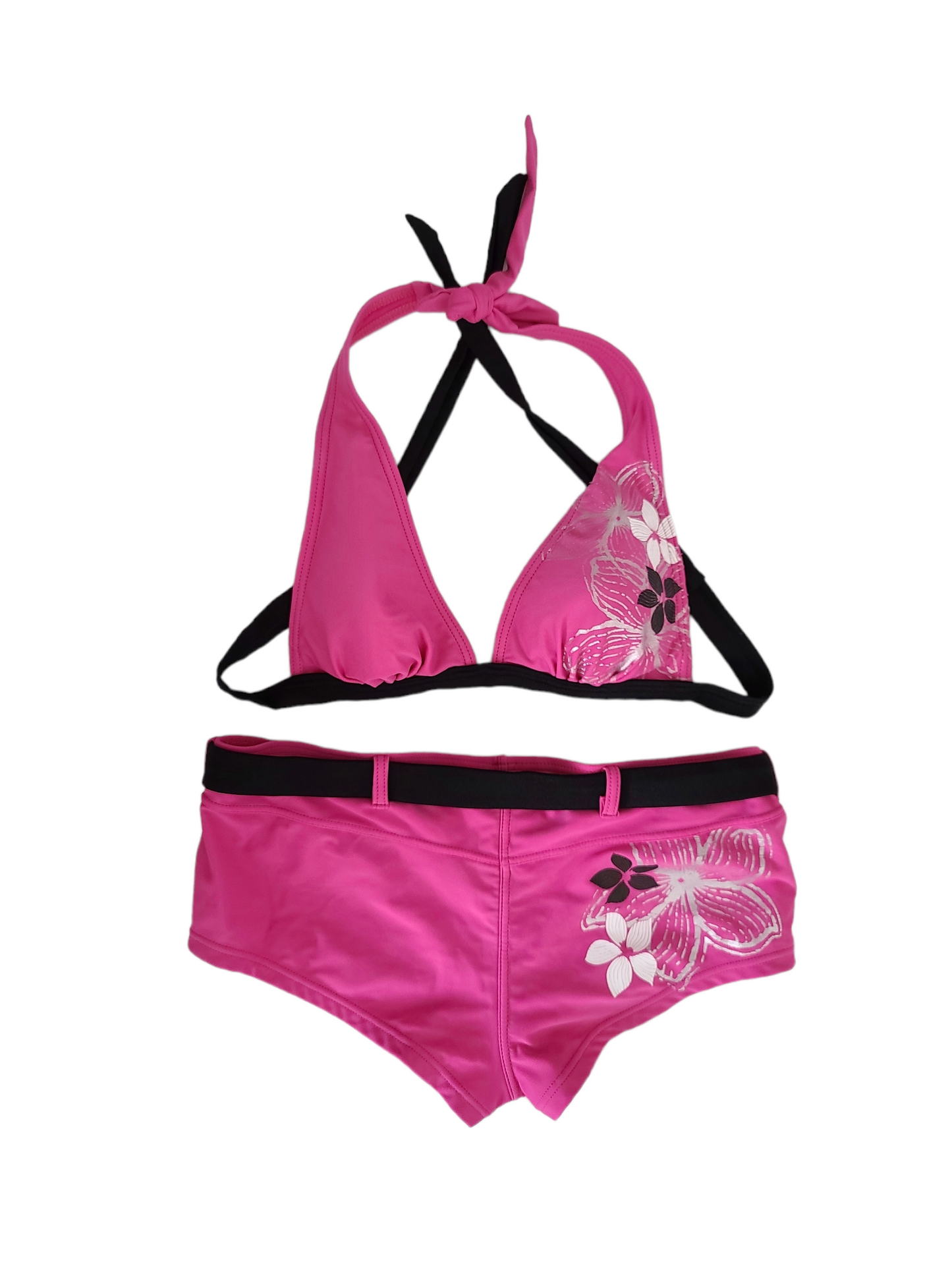 90s beachwear pink swimsuit