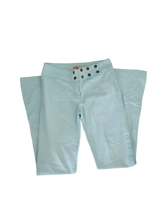 Y2k flared blue denim pants