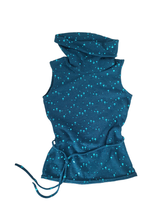 Y2k vintage rhinestone top