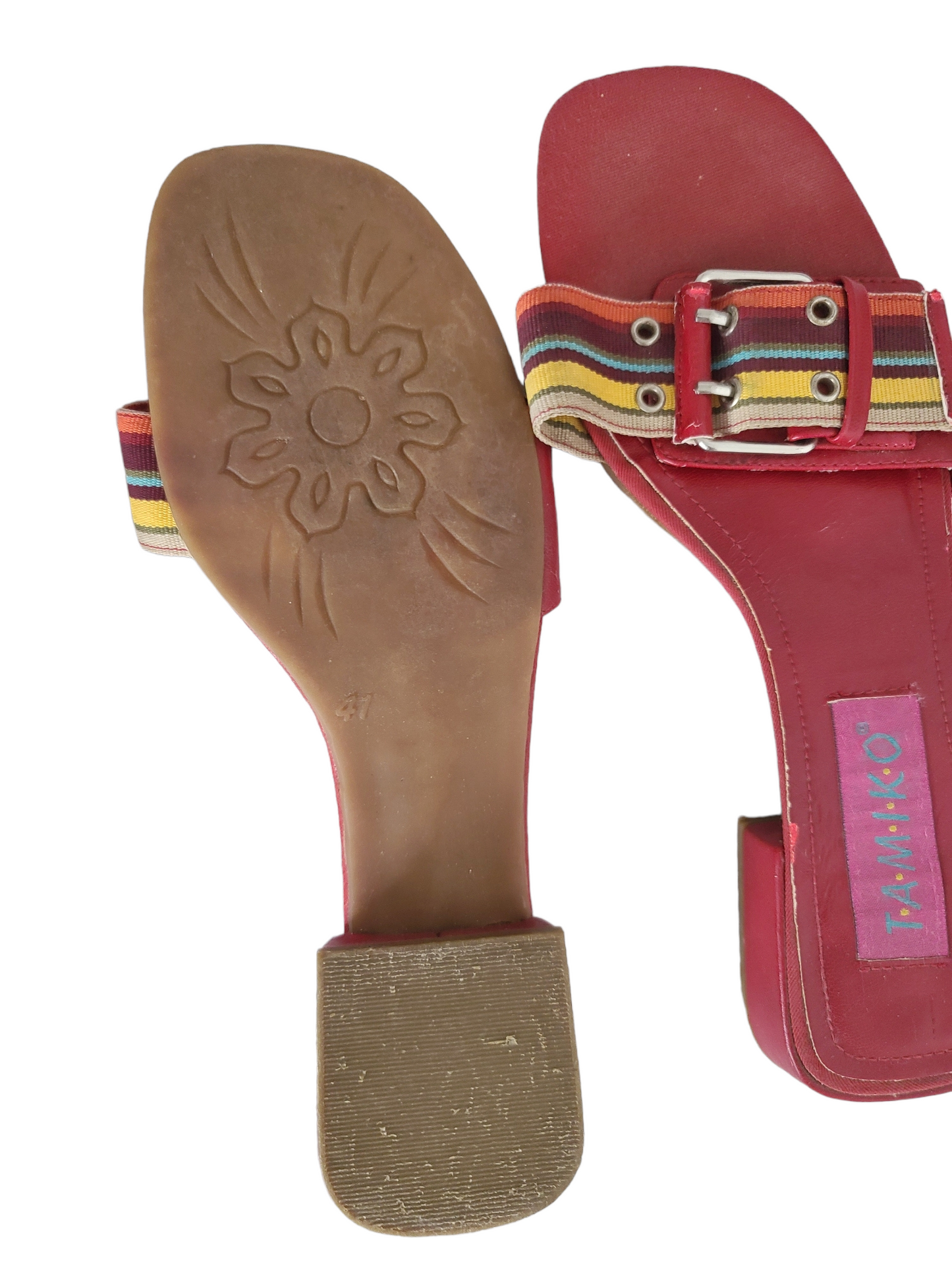 Y2k red kitten heels