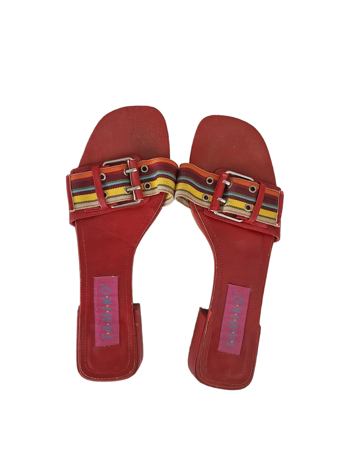 Y2k red kitten heels