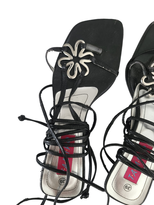 Y2k beachwear kitten heels