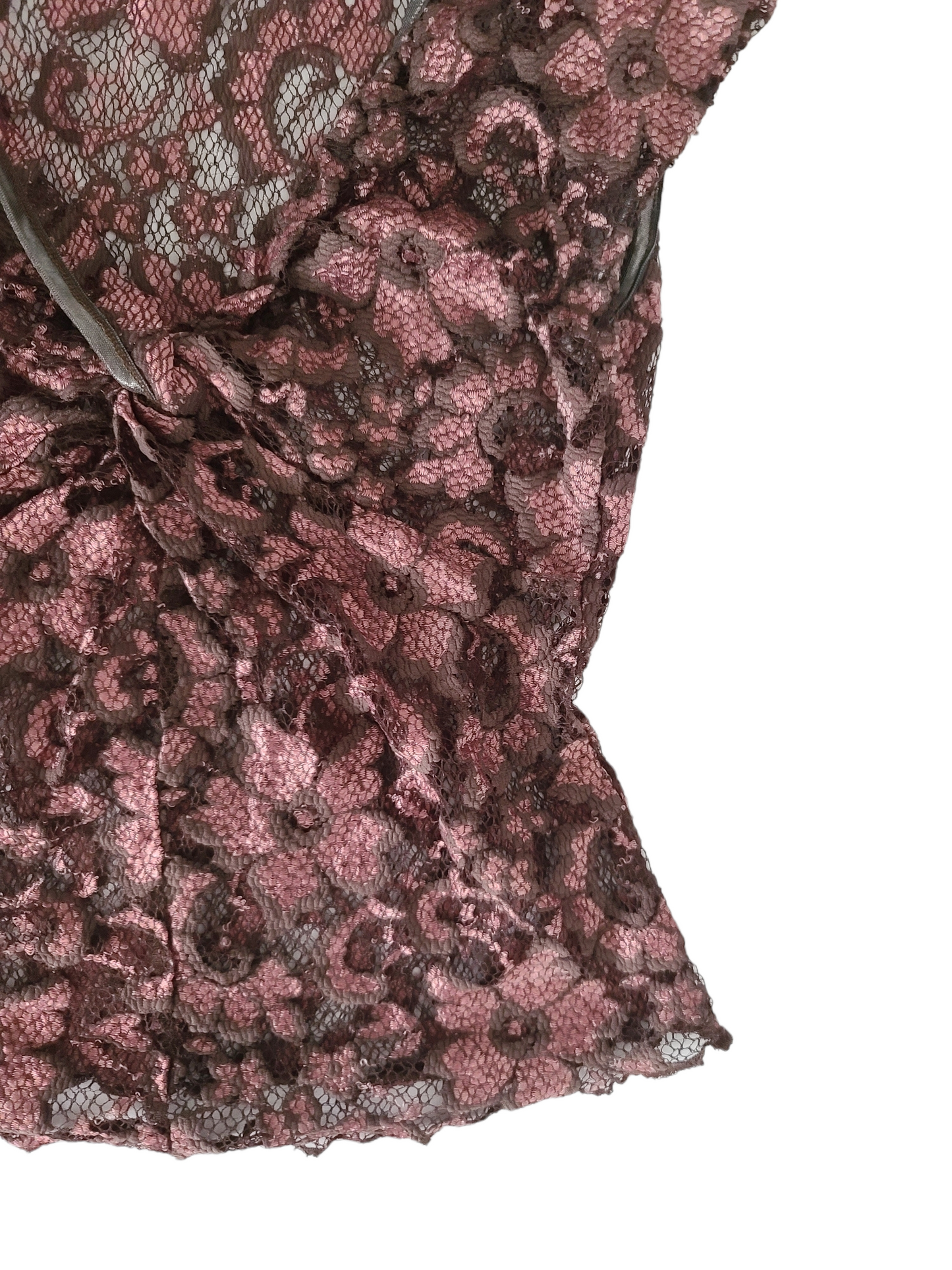 Y2k flirty lace top