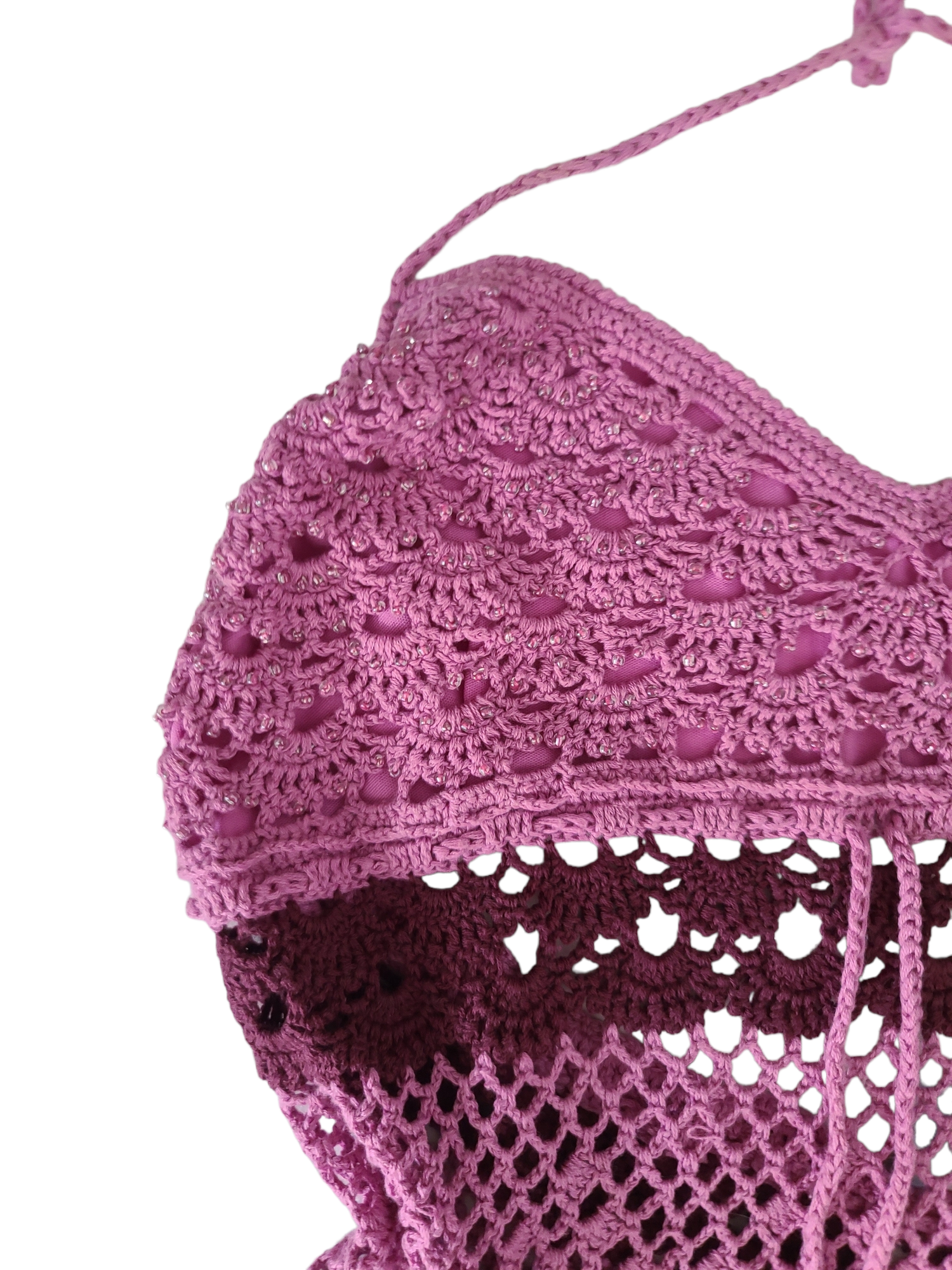 Y2k crochet fairy backless top - zimfriperie