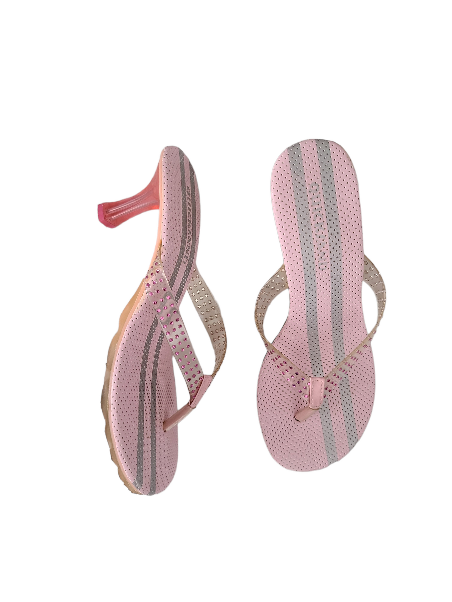 Cybery2k blokette pink heels sandals