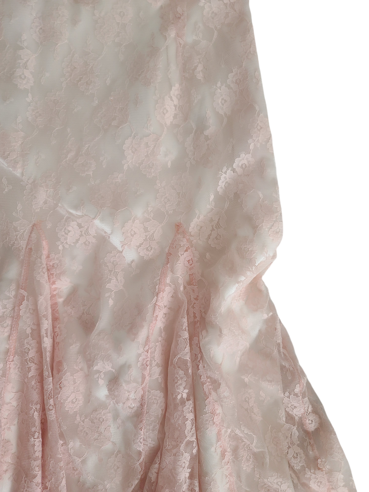 Y2k vintage coquette lace pink skirt