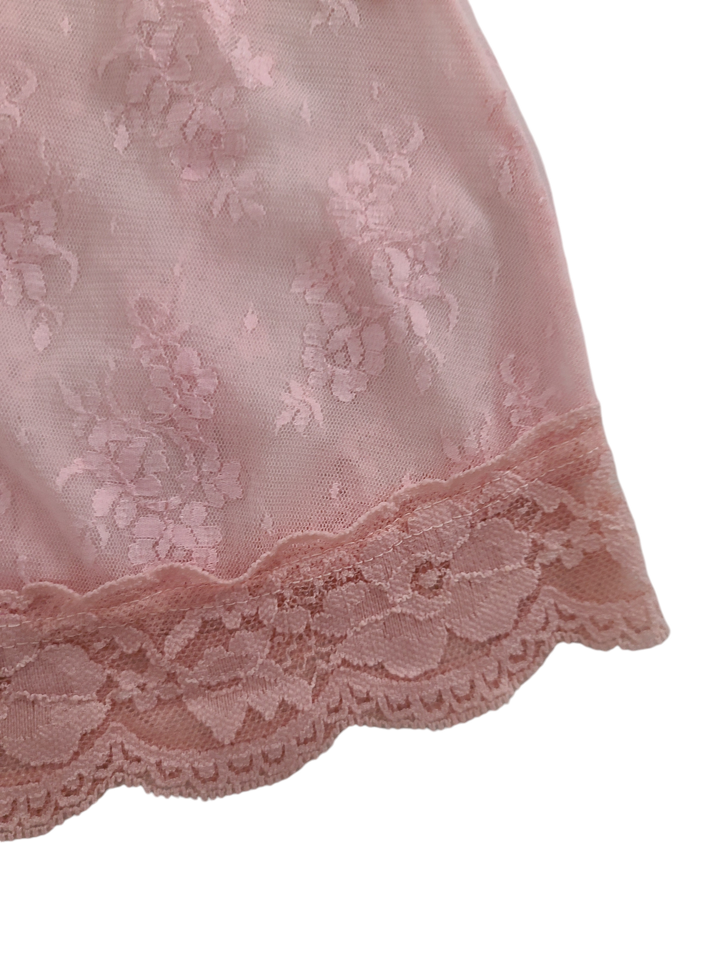 Y2k vintage pink coquette lace top