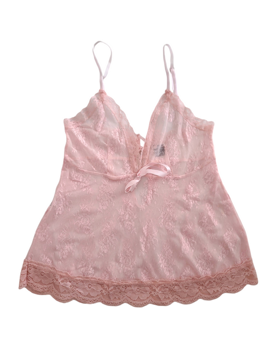 Y2k coquette pink lace top dentelle ruban ribbon cute kawaii italy vintage princess