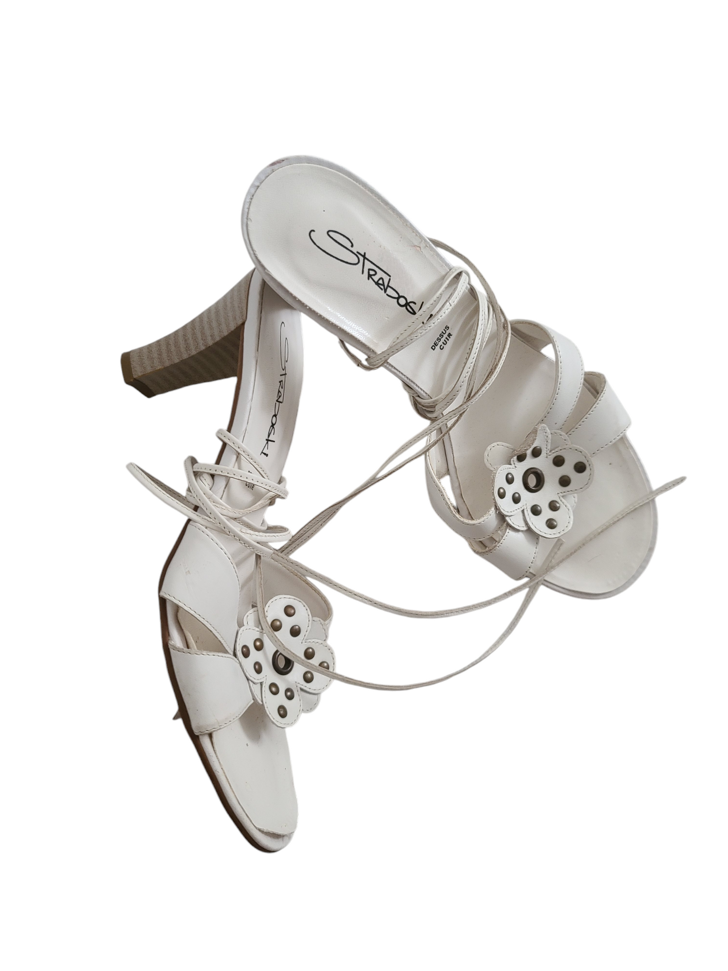 Y2k vintage fairy white mules