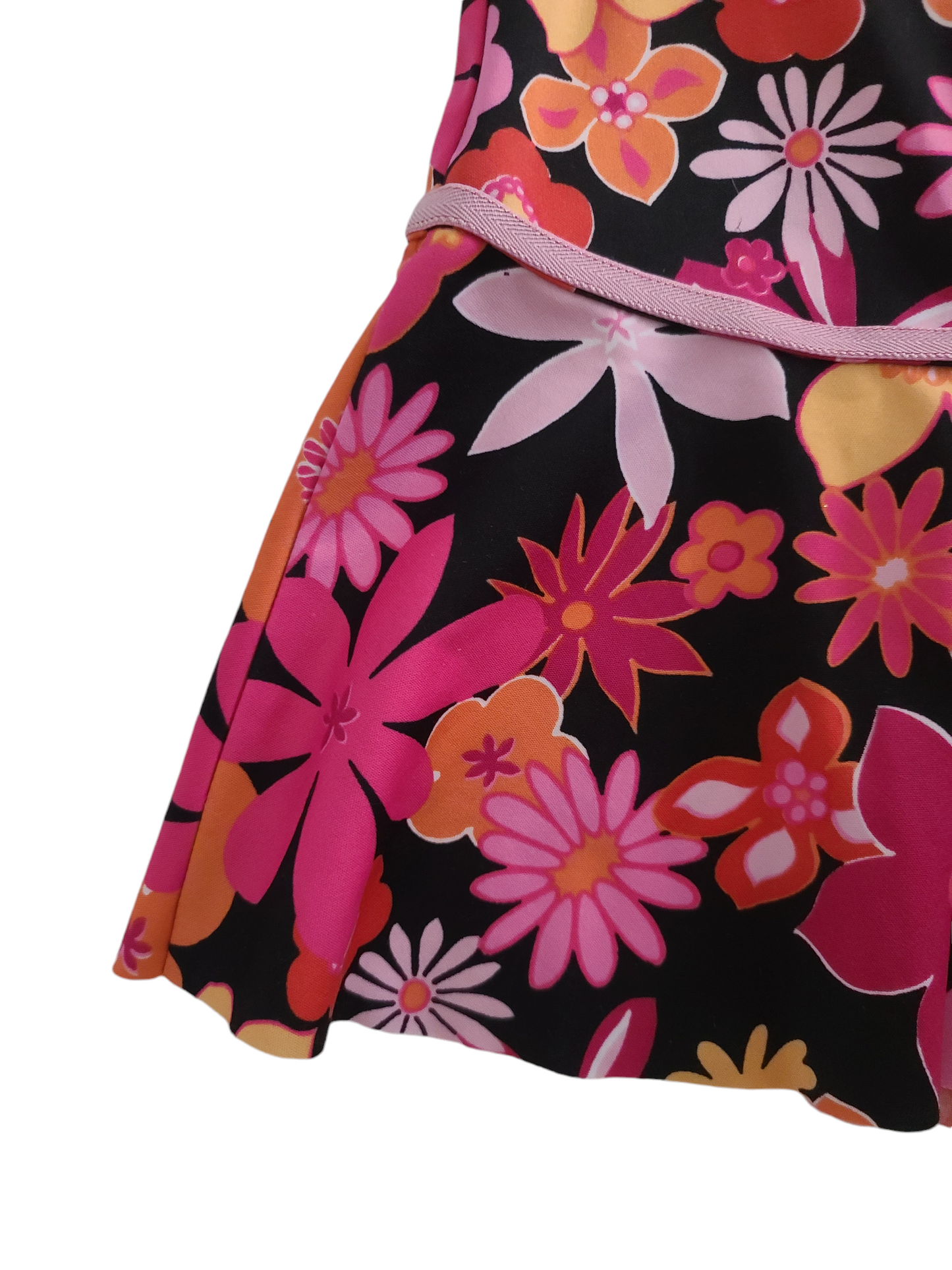 90s vintage flowers mini skirt