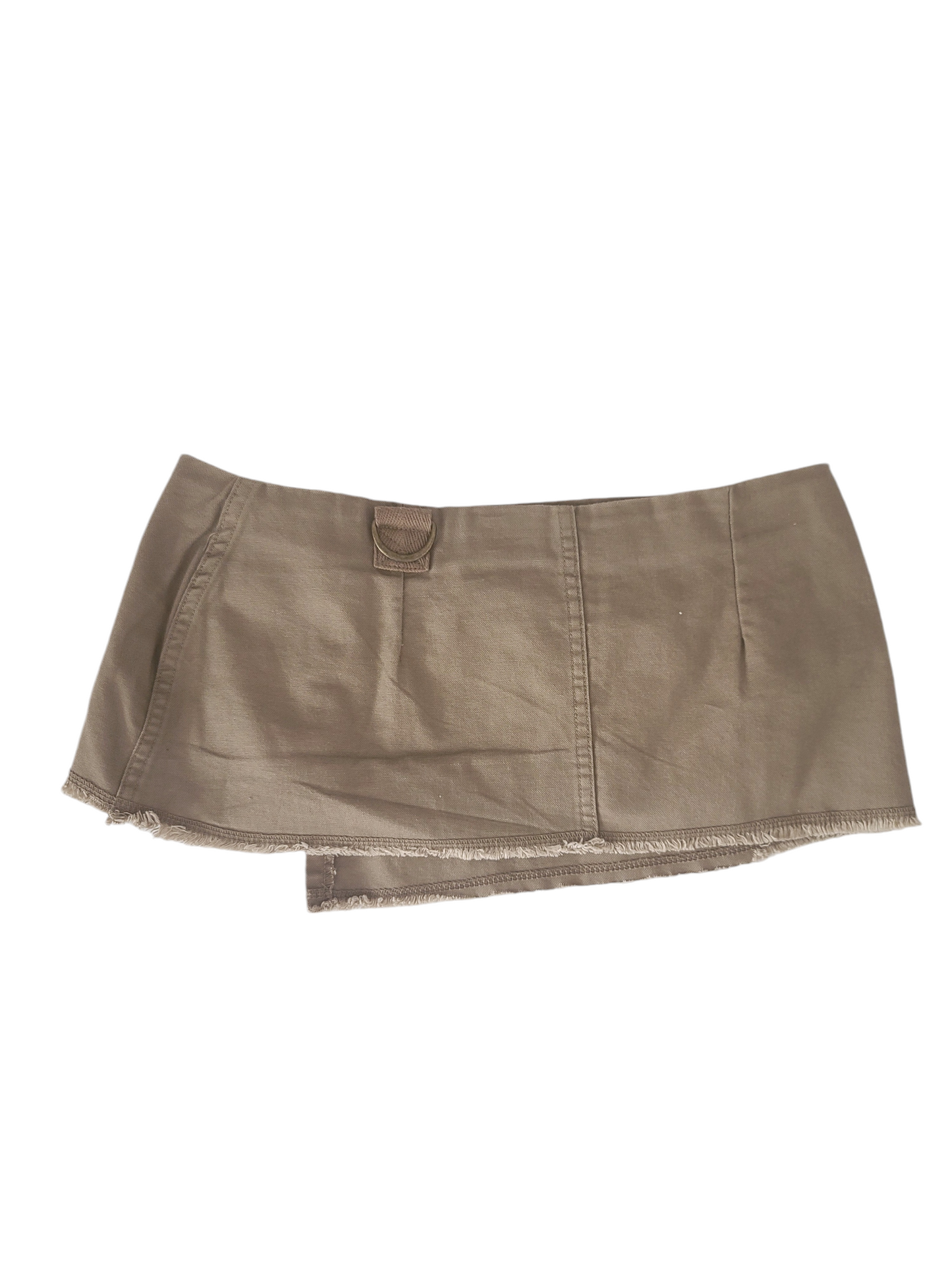 90s vintage cargo khaki mini skirt