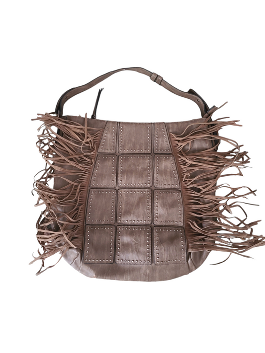 Y2k vintage fringed western bag