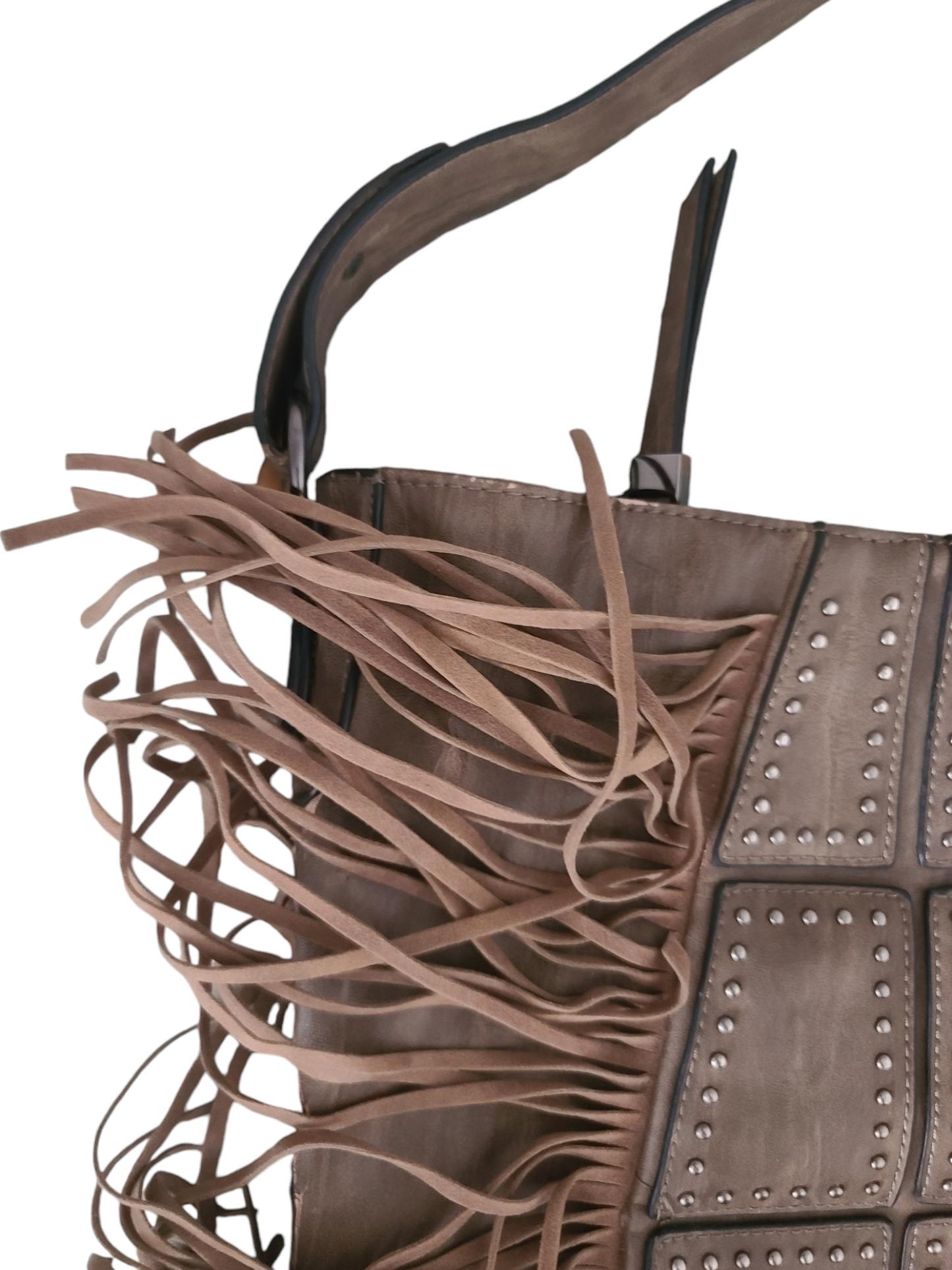 Y2k vintage fringed western bag