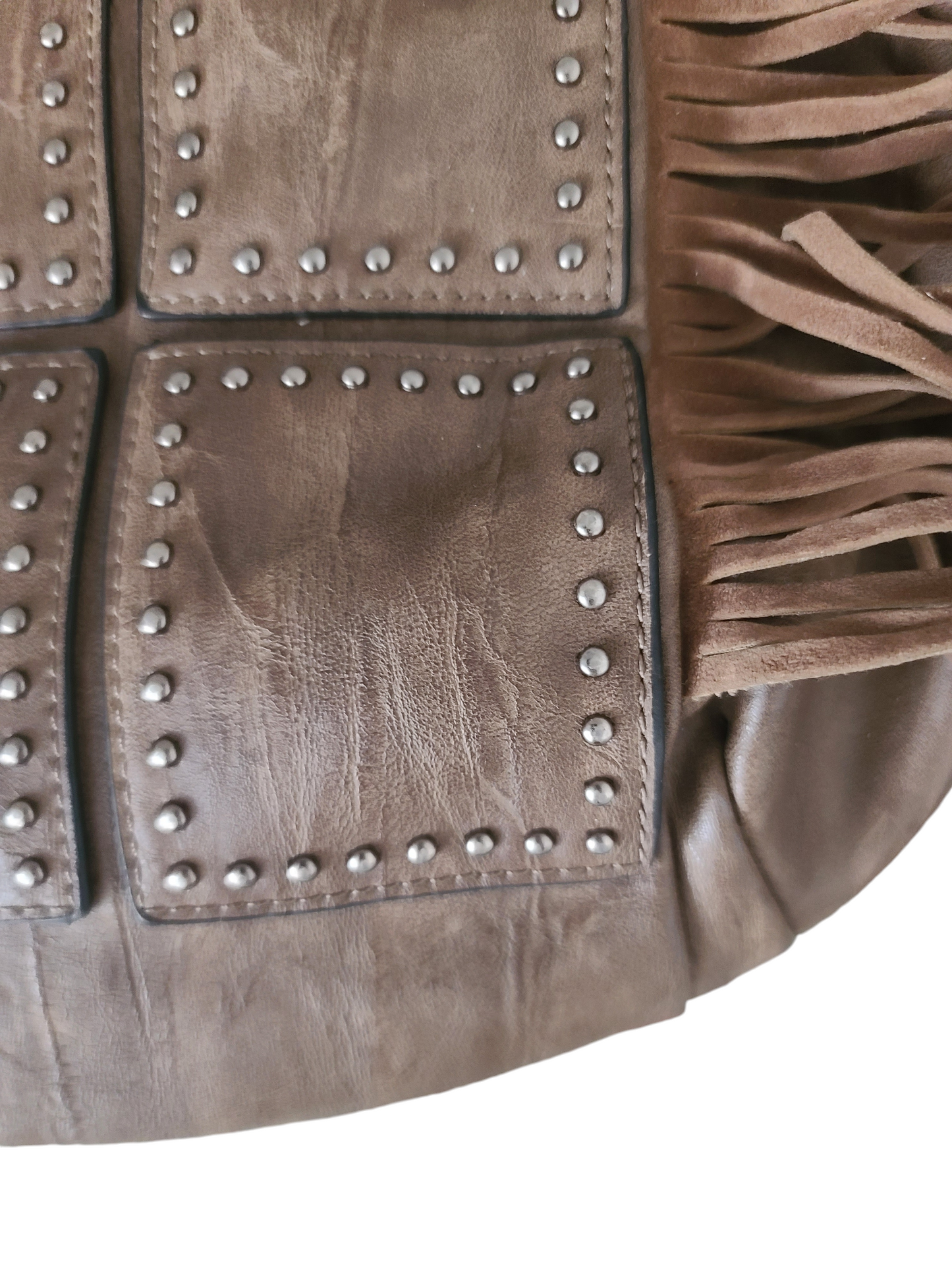 Y2k vintage fringed western bag