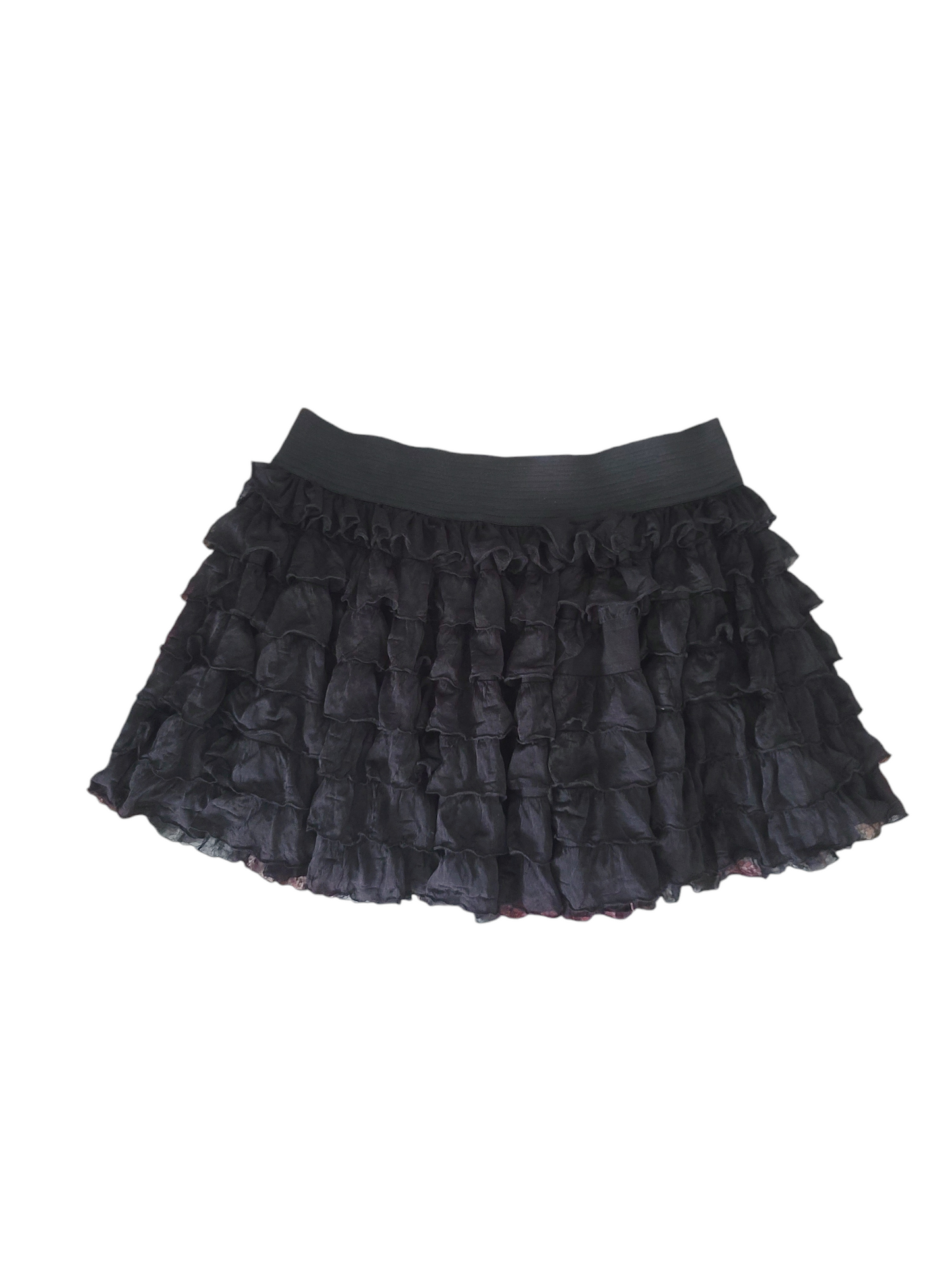 Y2k vintage flirty ruffled mini skirt