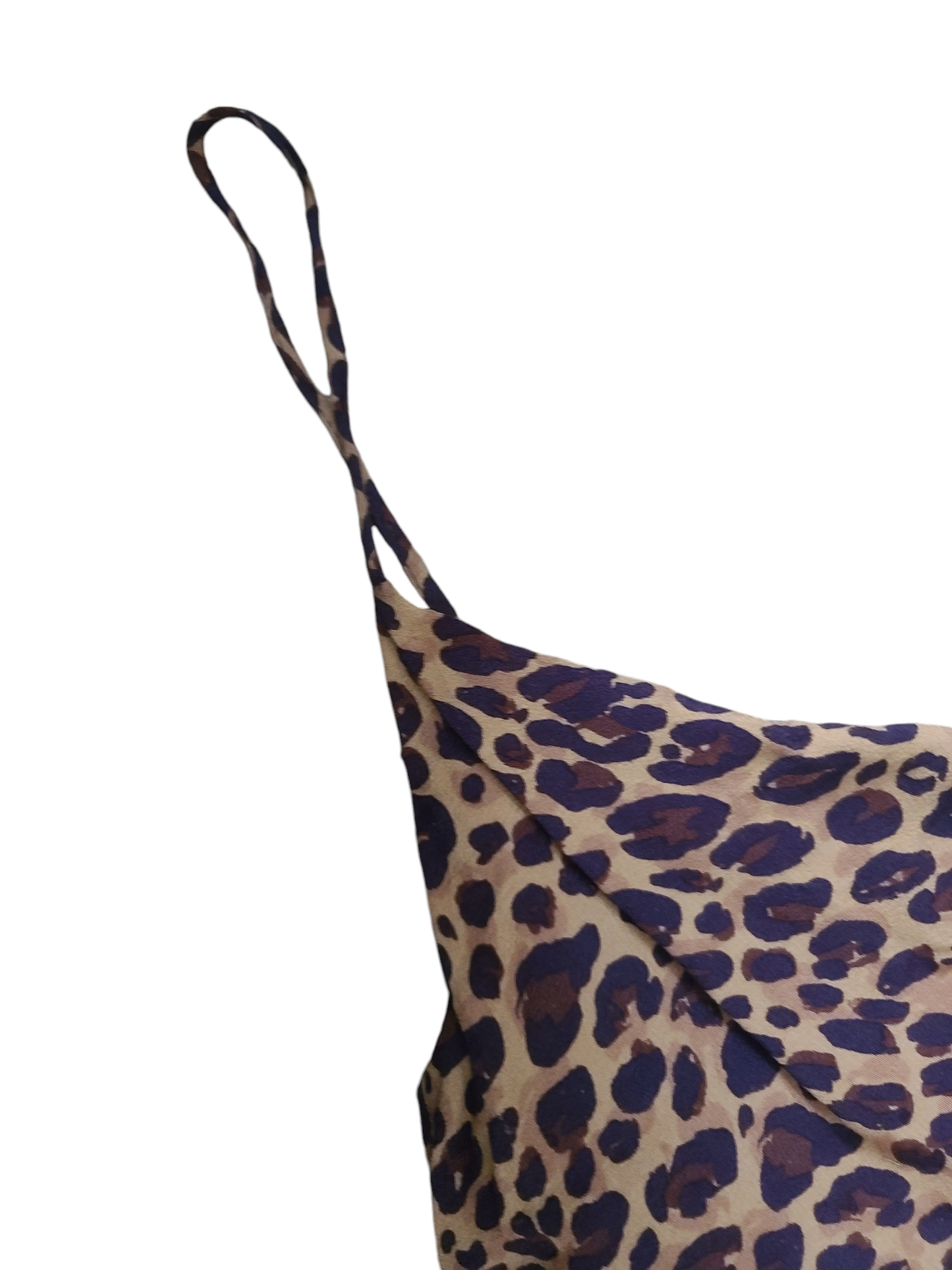 Y2k vintage leopard mesh dress