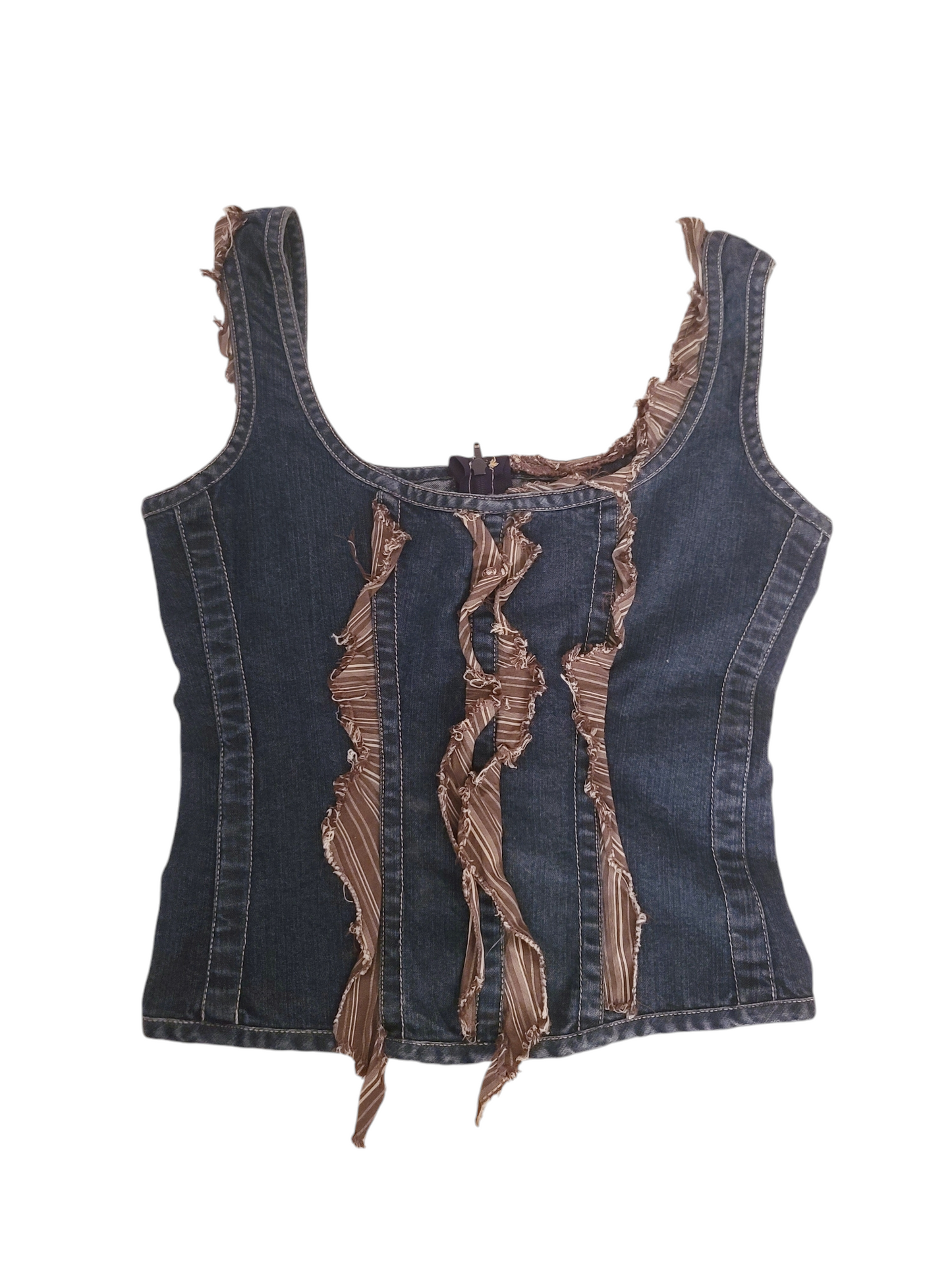90s vintage fairy denim bustier top - zimfriperie
