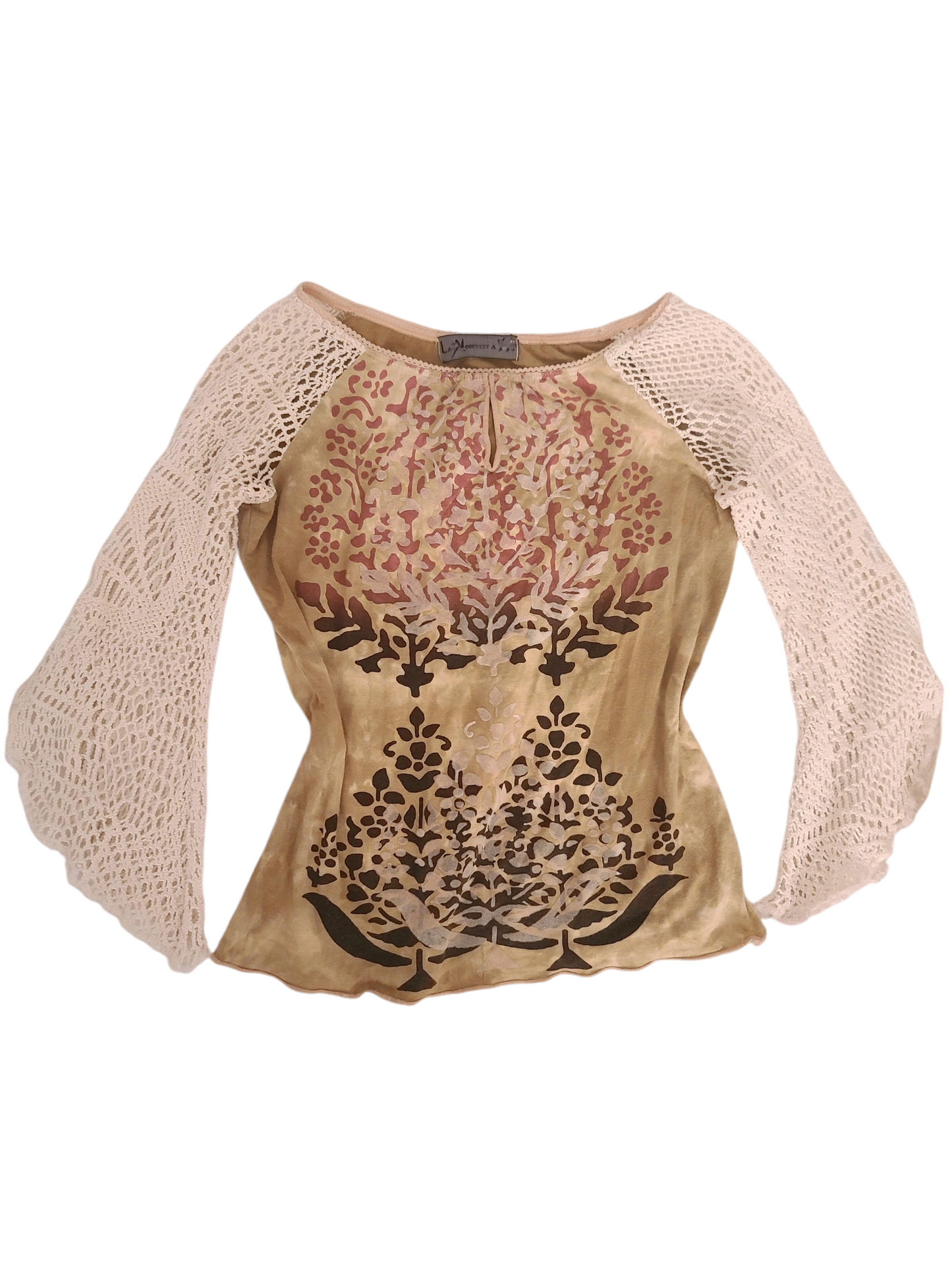 Y2k vintage bohemian fairy long sleeve