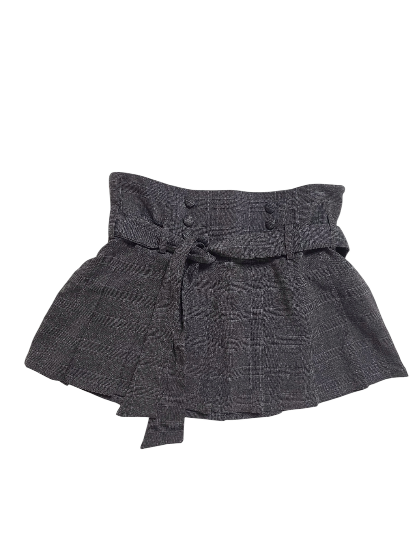 90s vintage pleated plaid flirty mini skirt