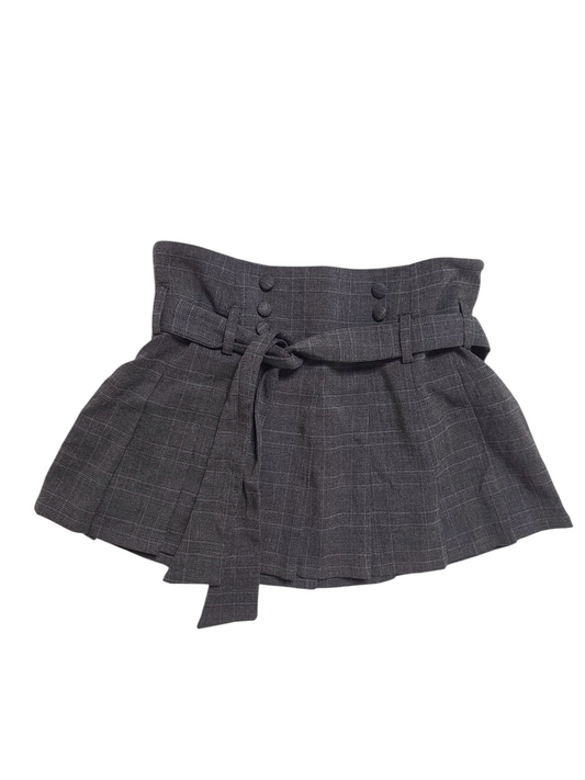 90s vintage pleated plaid flirty mini skirt