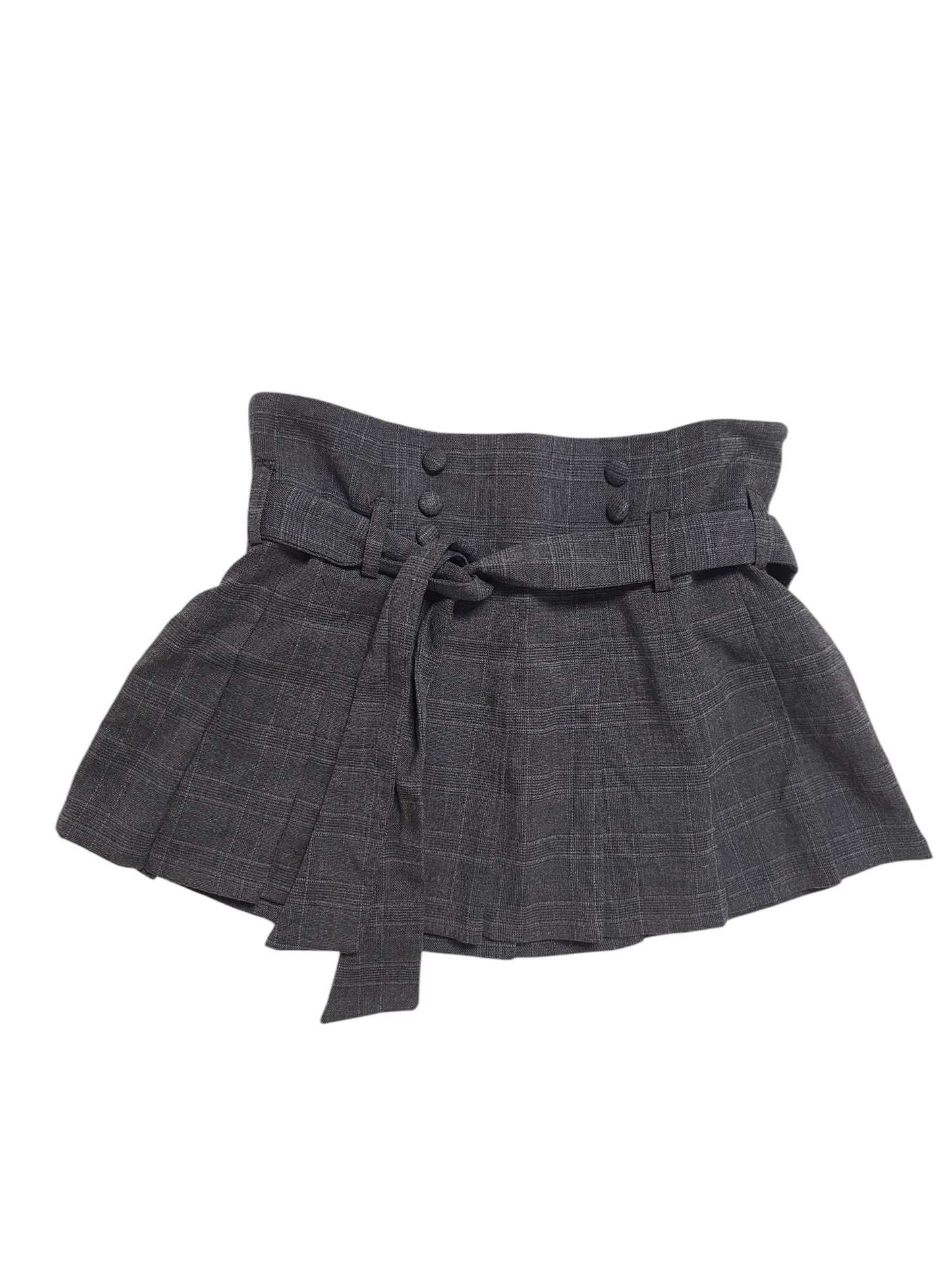 90s vintage pleated plaid coquette mini skirt