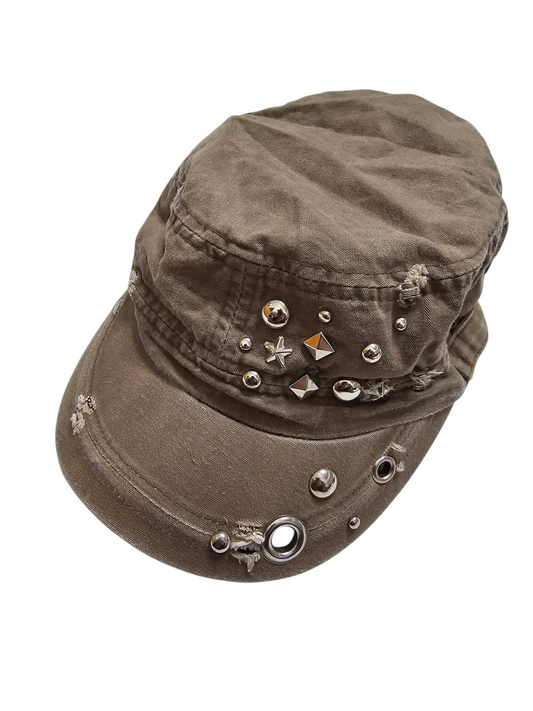 90s vintage japan grunge studded cap