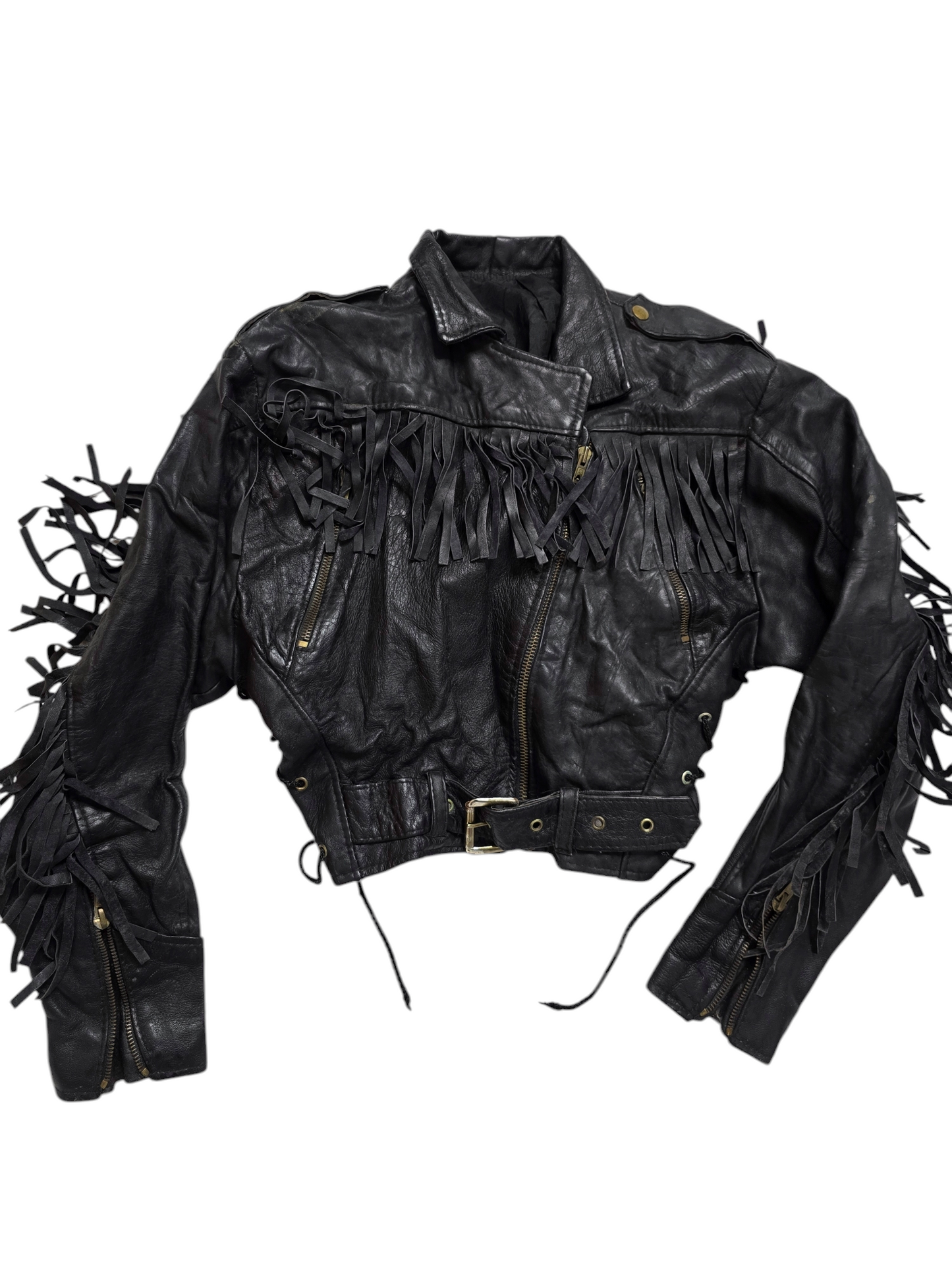 Y2k vintage cowgirl fringes jacket