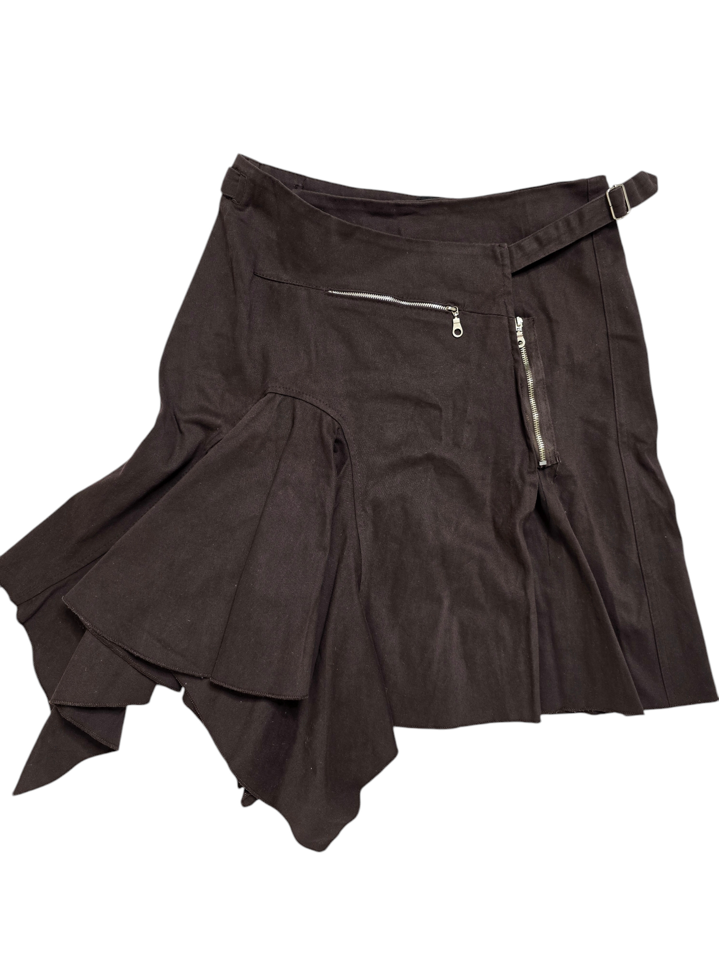 90s vintage fairy asymmetric cargo skirt