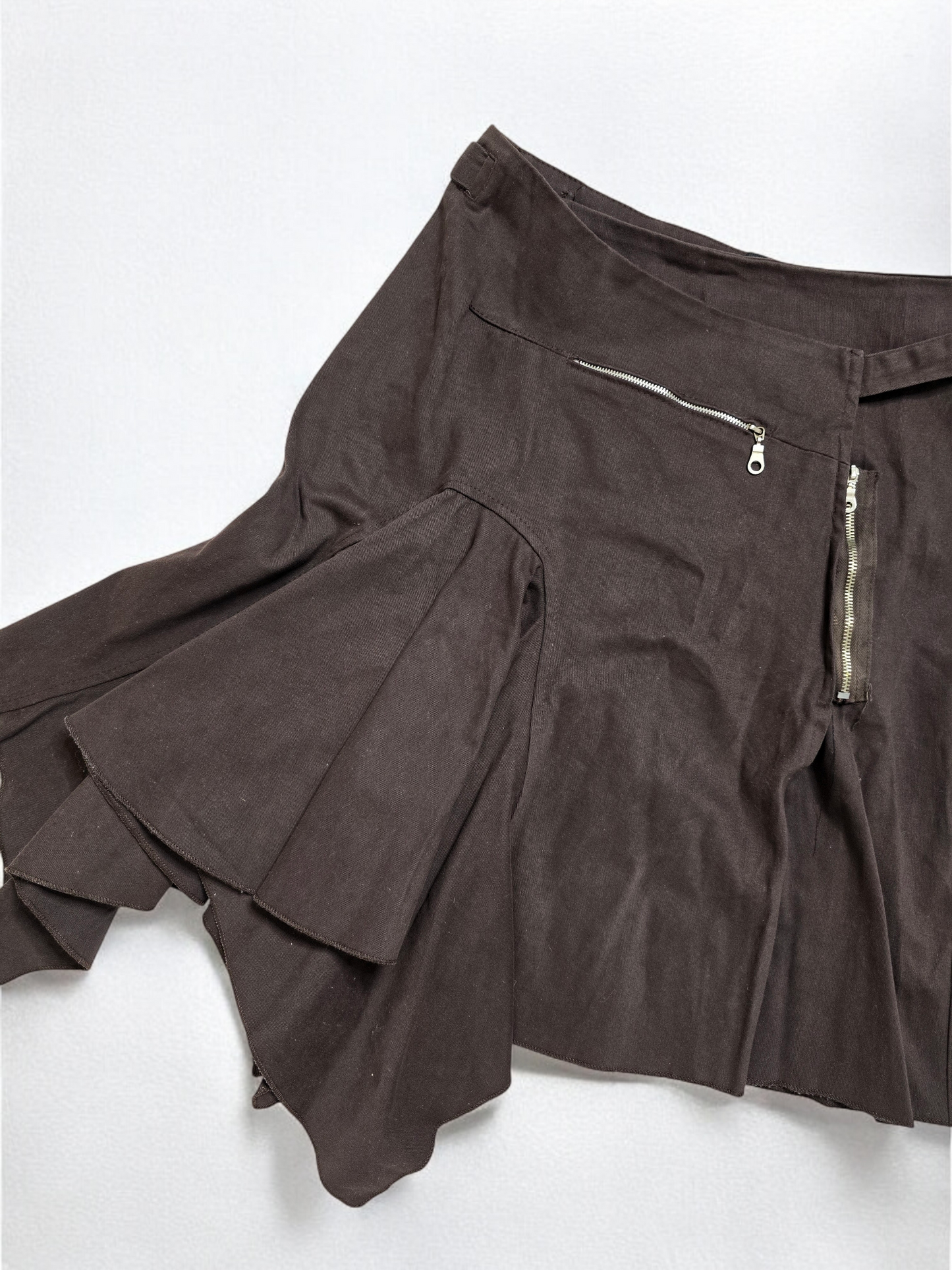 90s vintage fairy asymmetric cargo skirt