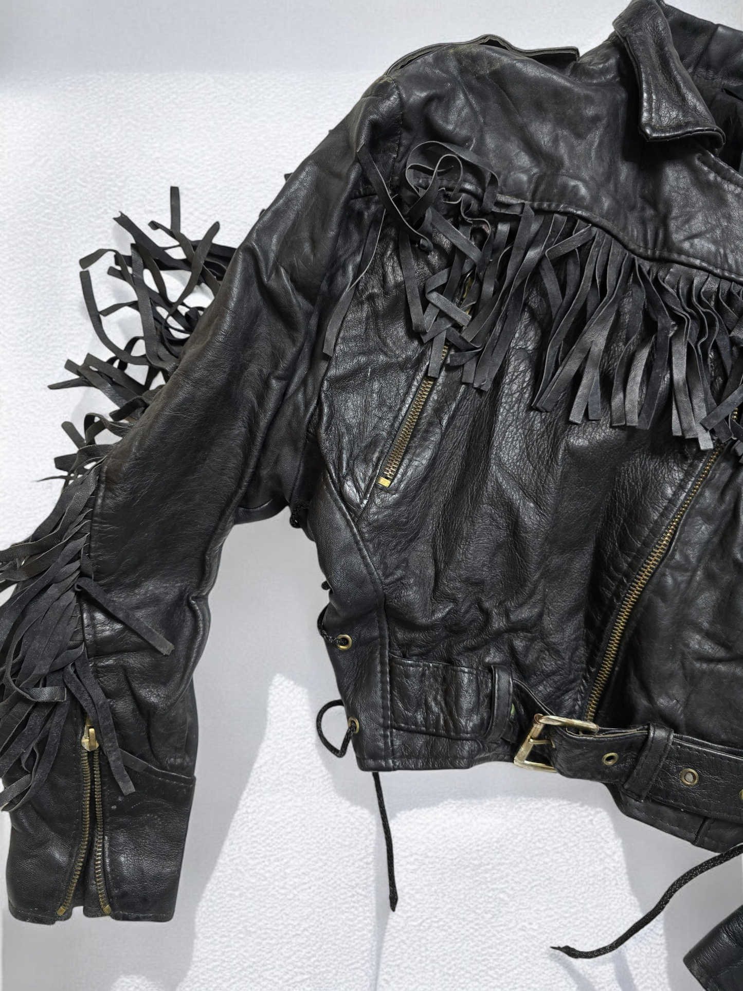 Y2k vintage cowgirl fringes jacket