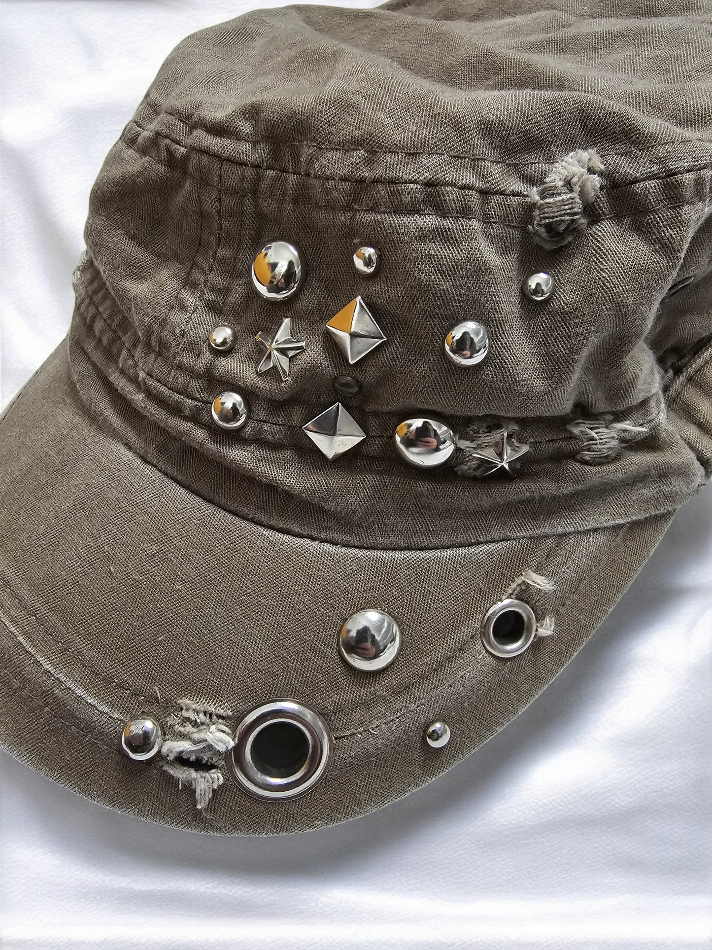 90s vintage japan grunge studded cap