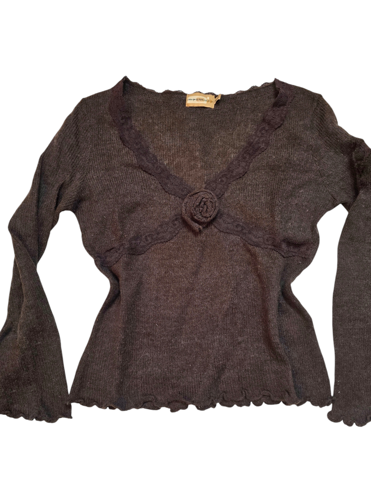 90s vintage flirty downtown sweater