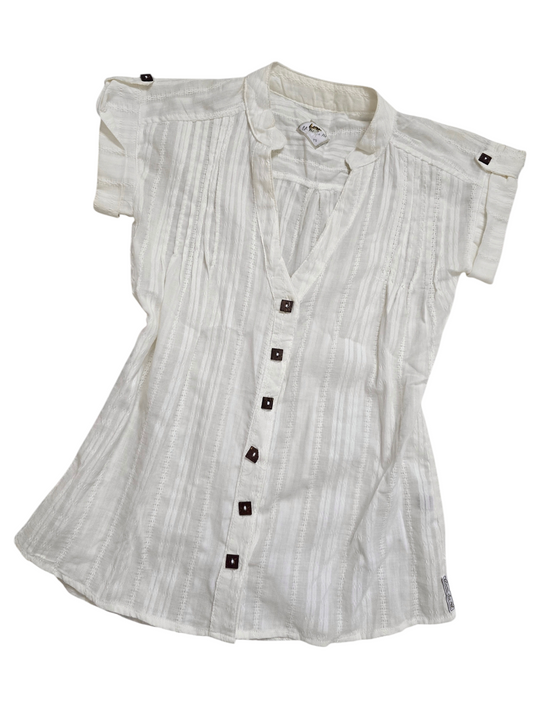 90s vintage cotton coquette shirt