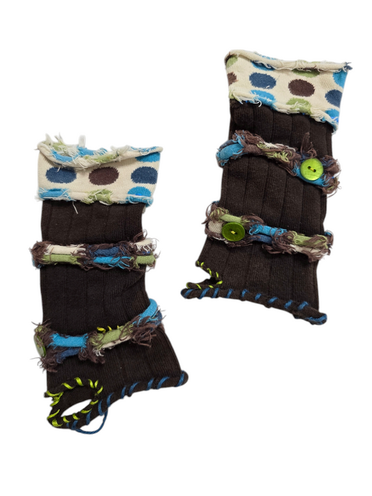 Y2k vintage flirty polka dots mitten