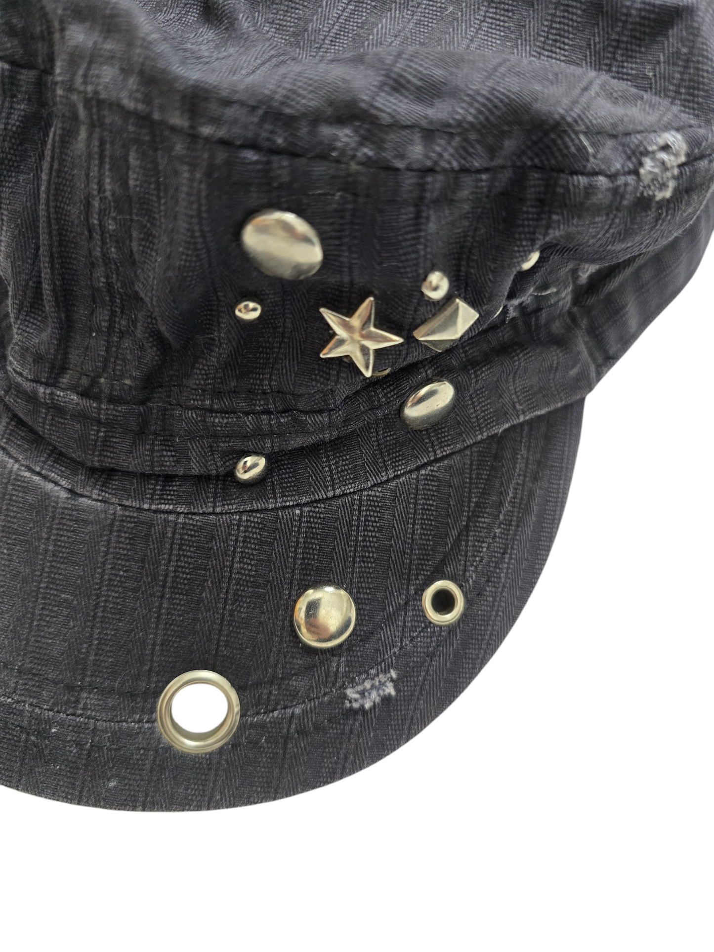 90s vintage grunge studded cap