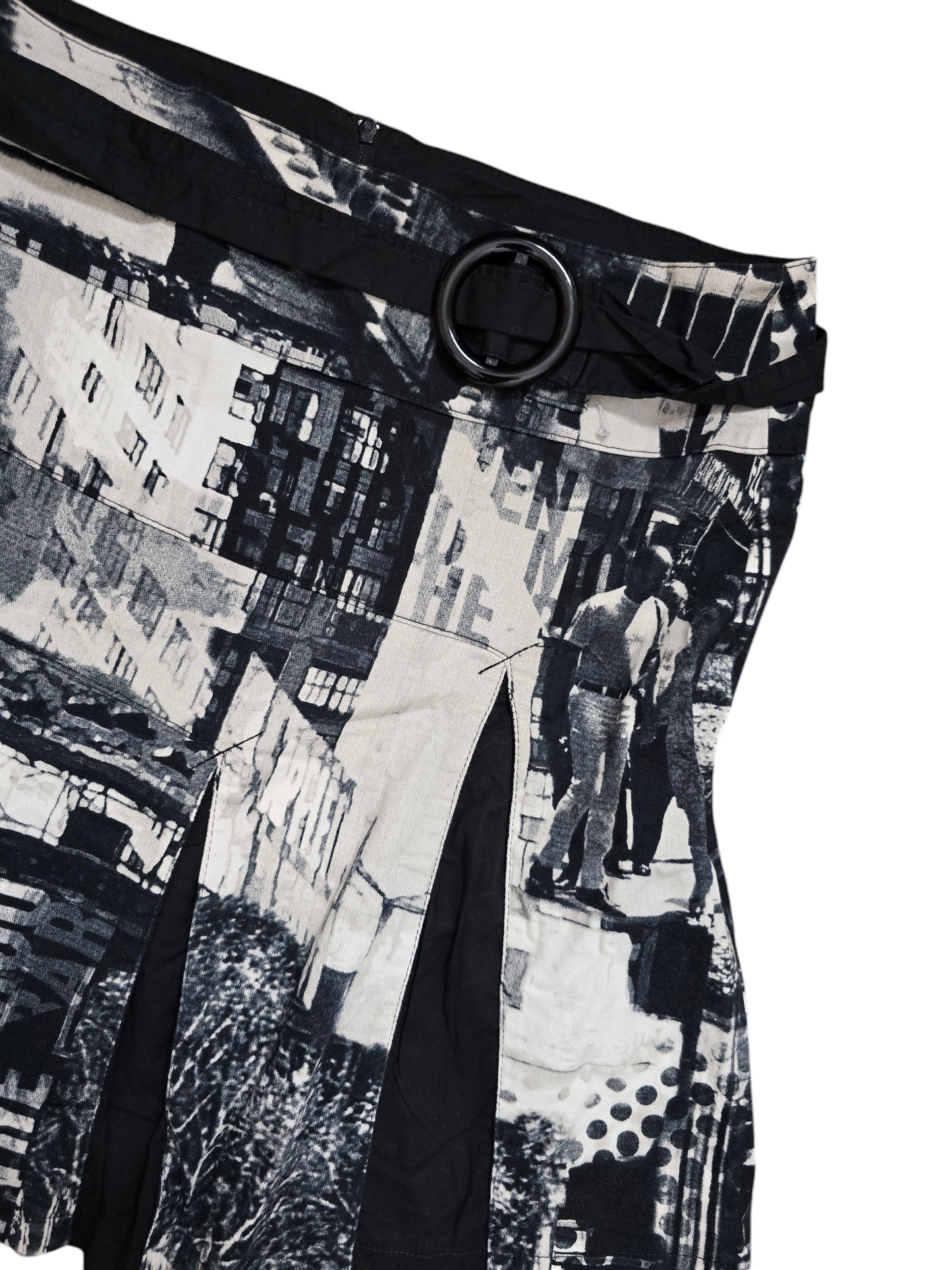 Y2k vintage archive printed softgrunge skirt