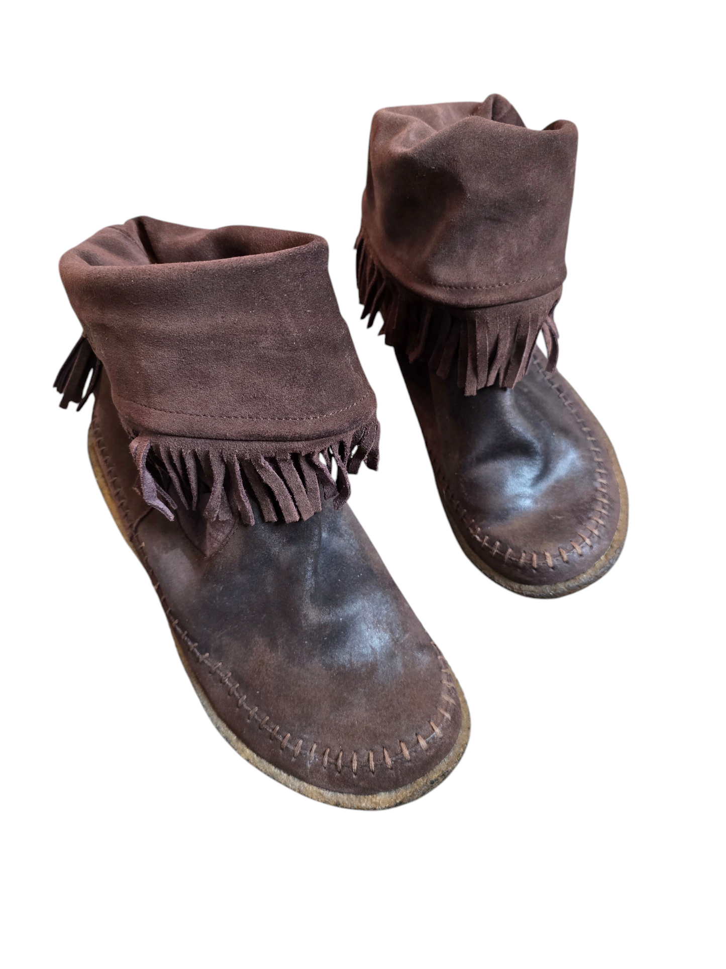Vintage indie sleaze fringes Diesel boots
