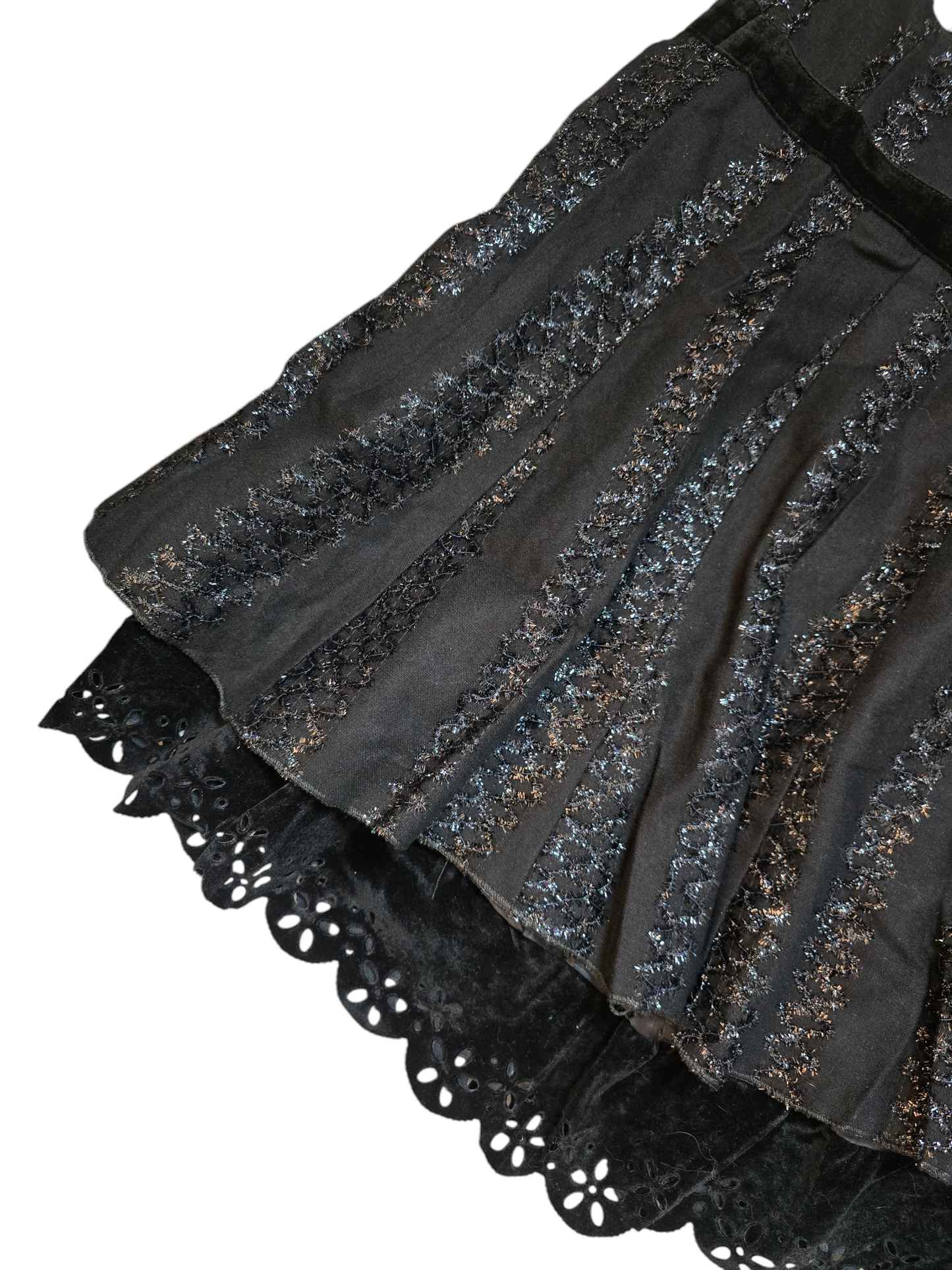 Y2k vintage fairy dark coquette skirt