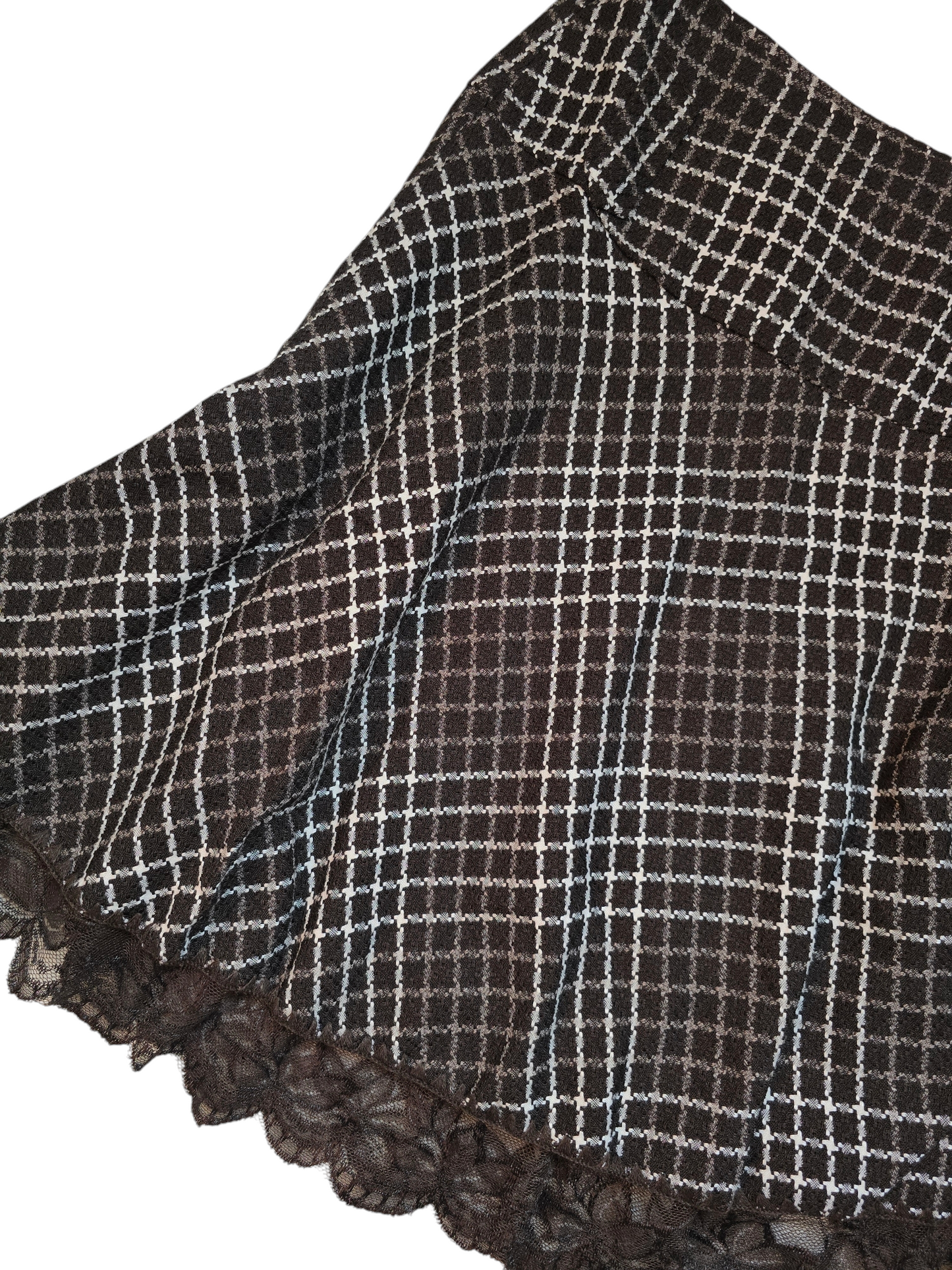 Y2k vintage fairy plaid flirty skirt