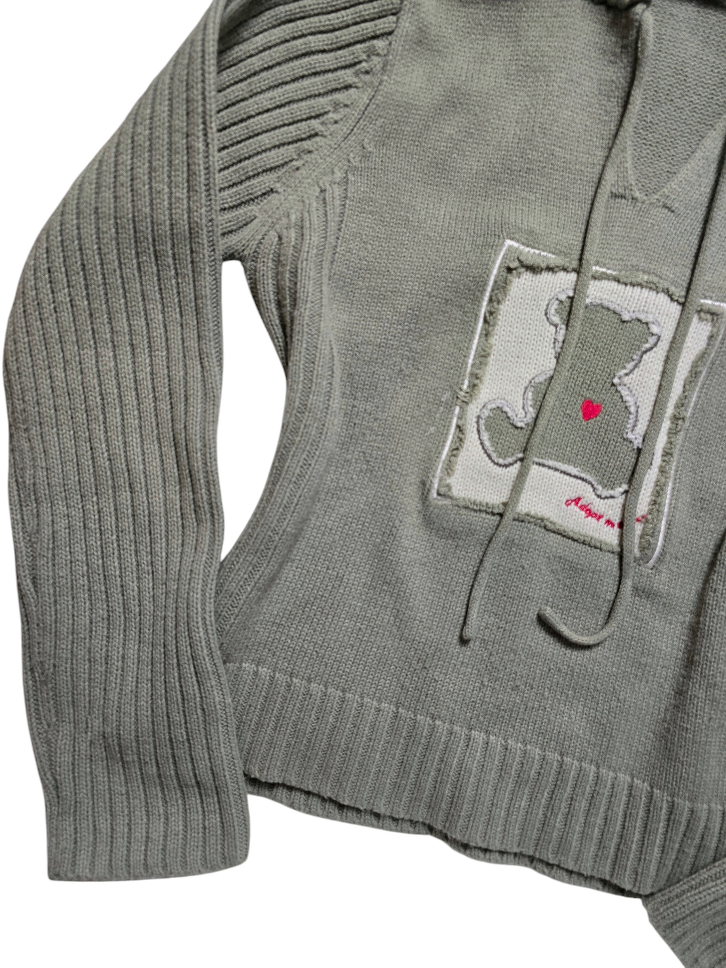 90s vintage flirty ribbed sweater