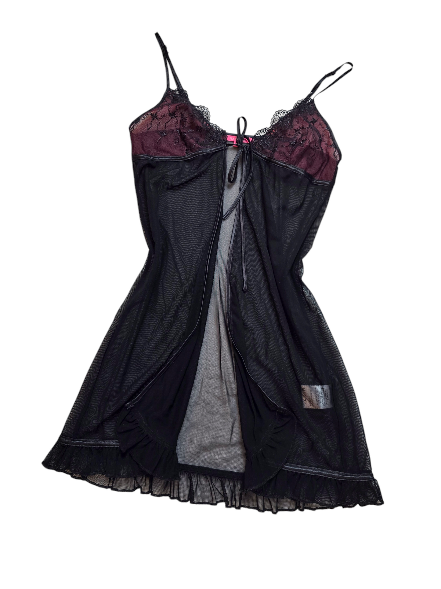 90s vintage coquettish goth top