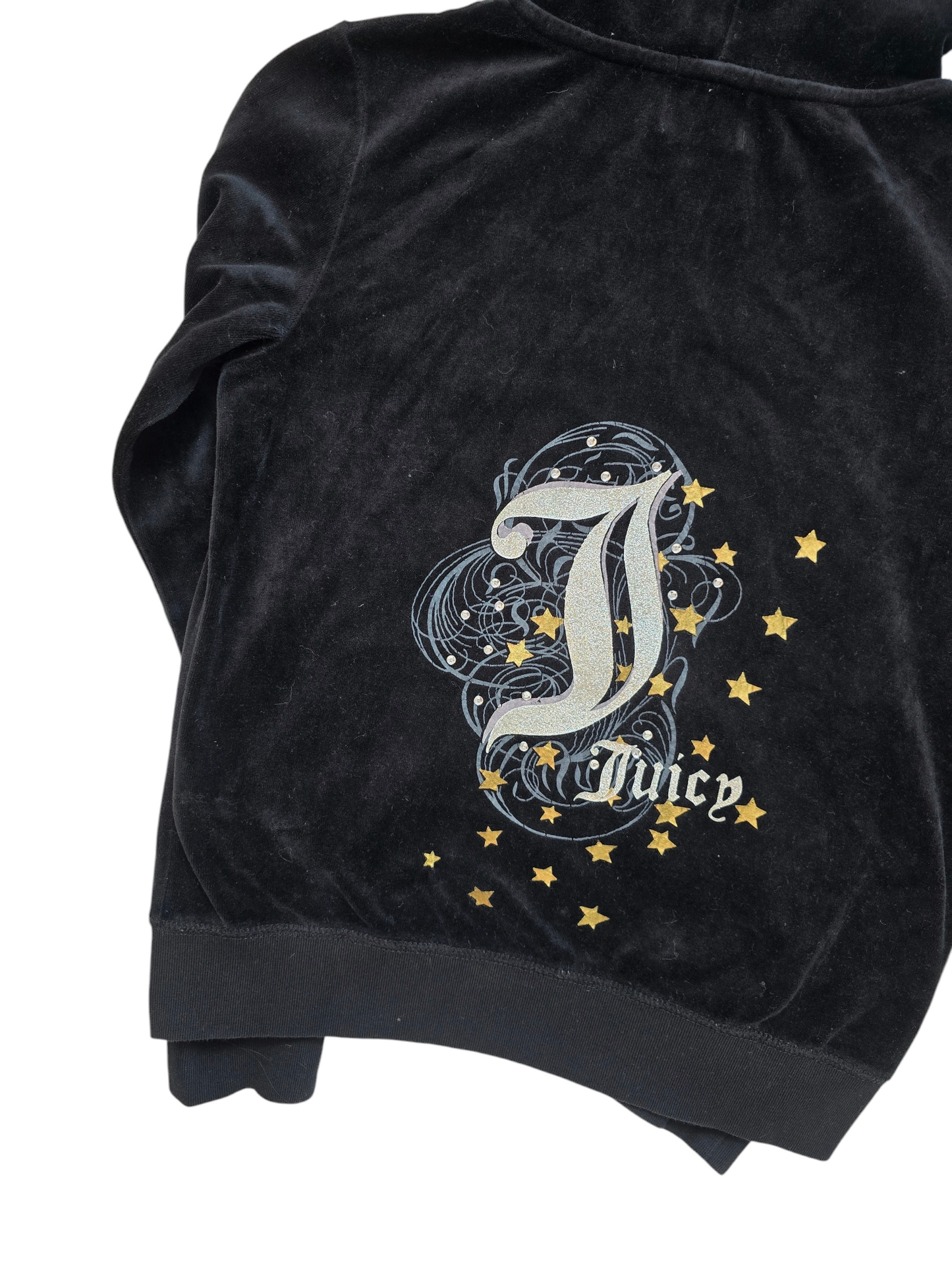 Y2k vintage Juicy couture mcbling velvet sweatshirt